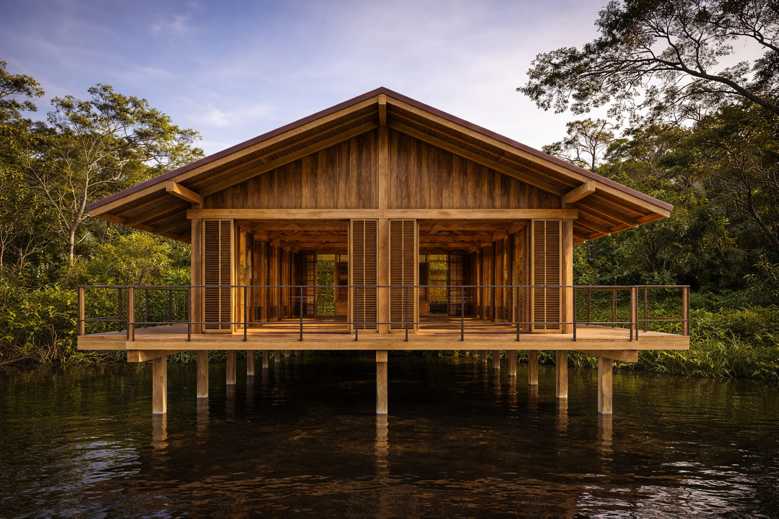 Rustic riverside villa in the Amazon.png