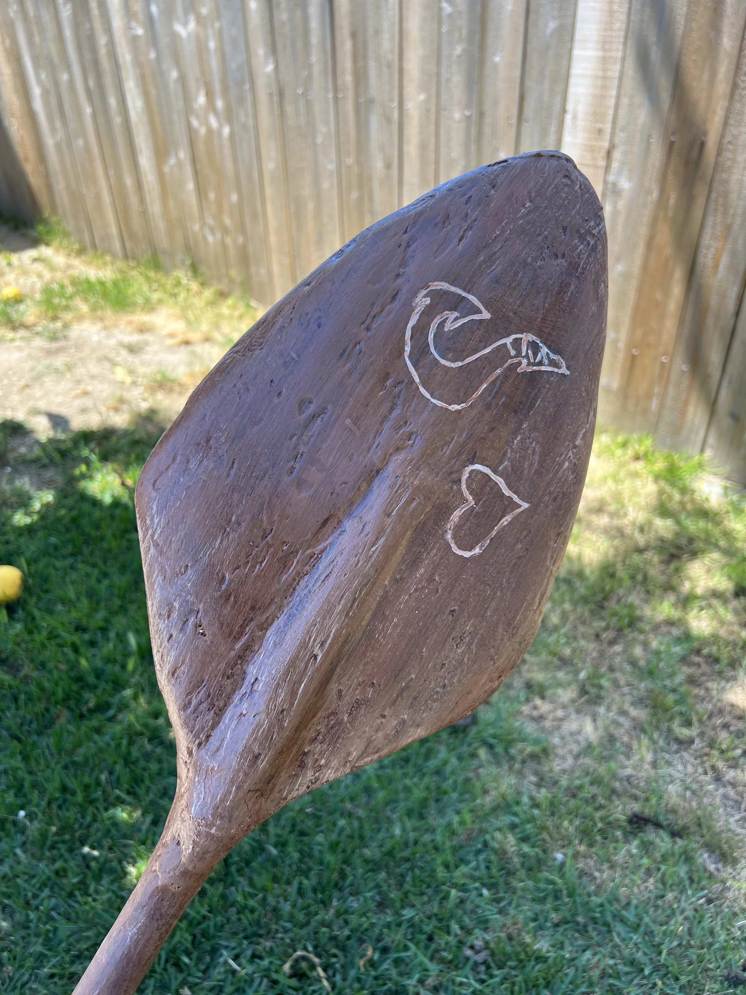 Moana's Oar (Mixed Media, 2023)