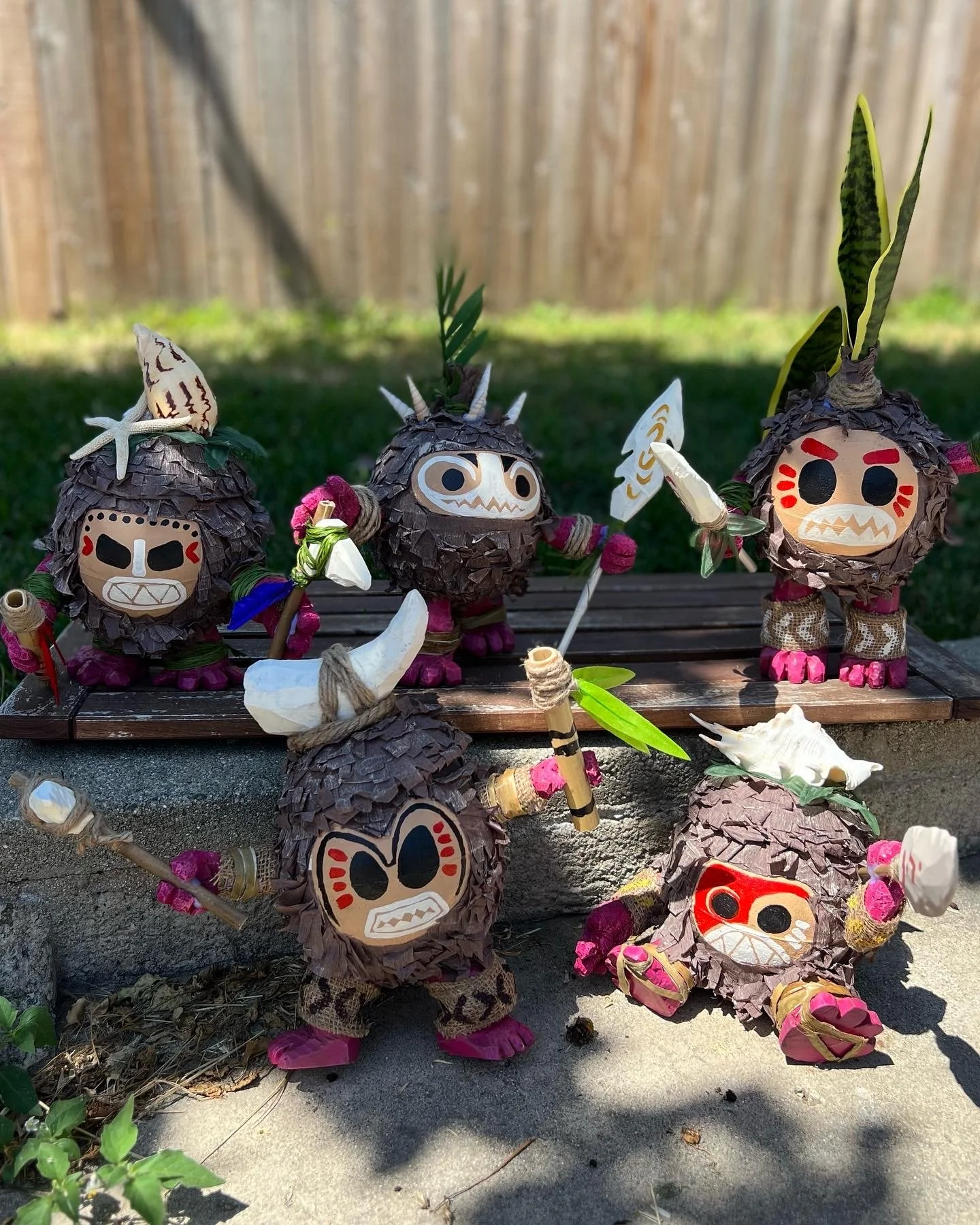 Kakamora Set (Mixed Media, 2023)
