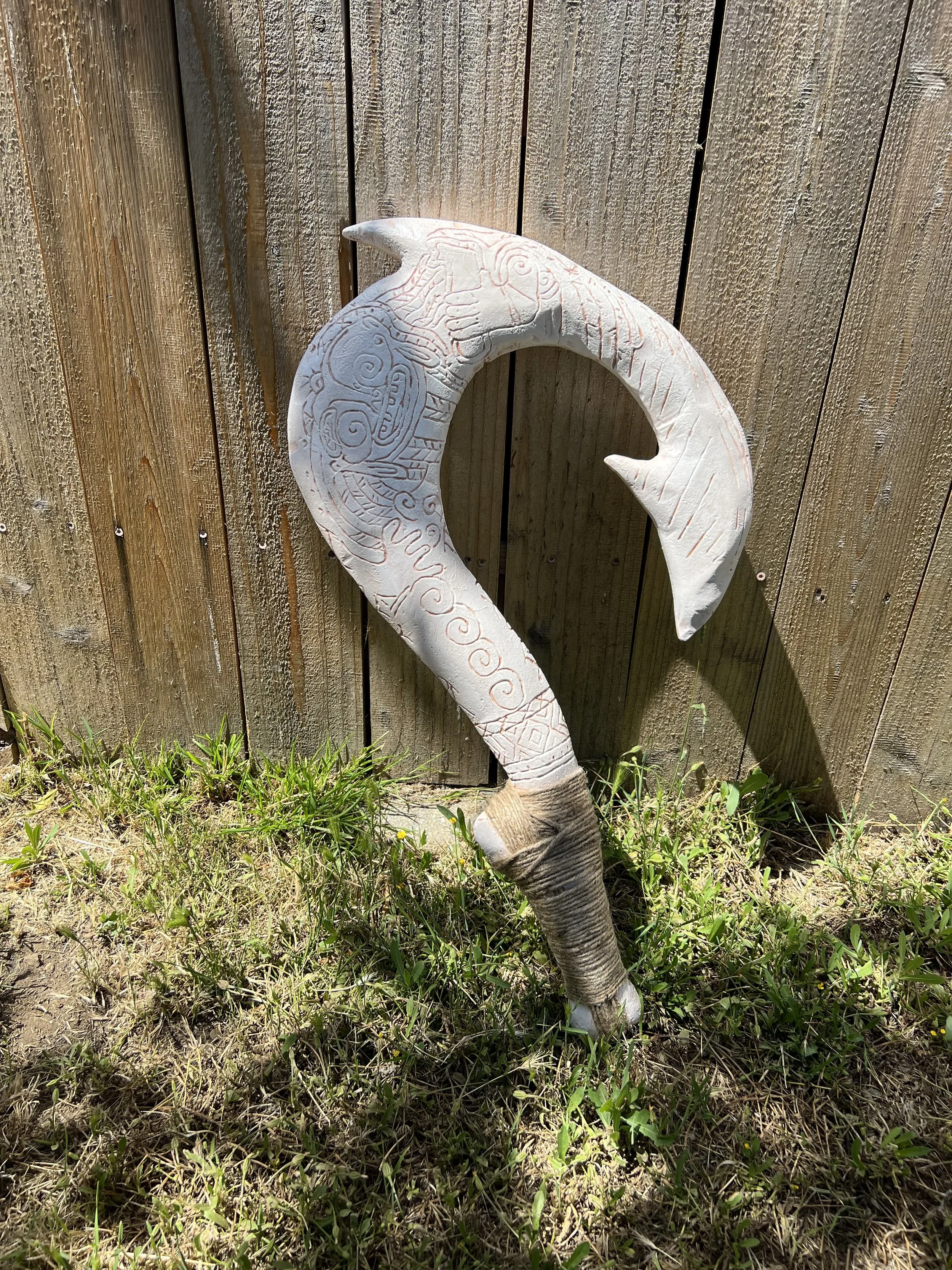 Maui's Hook (Mixed Media, 2023)