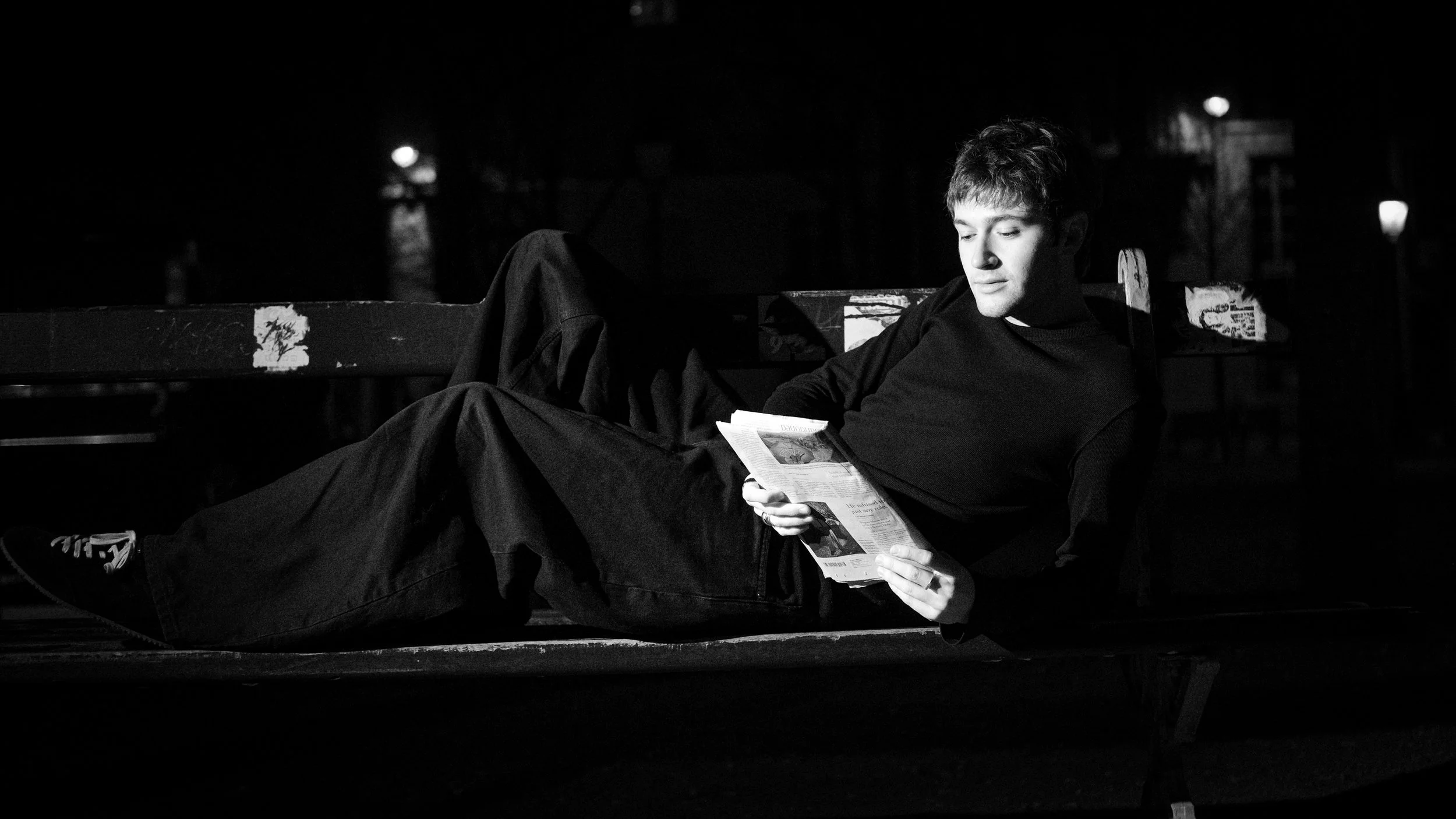 Photographie éditoriale noir et blanc 