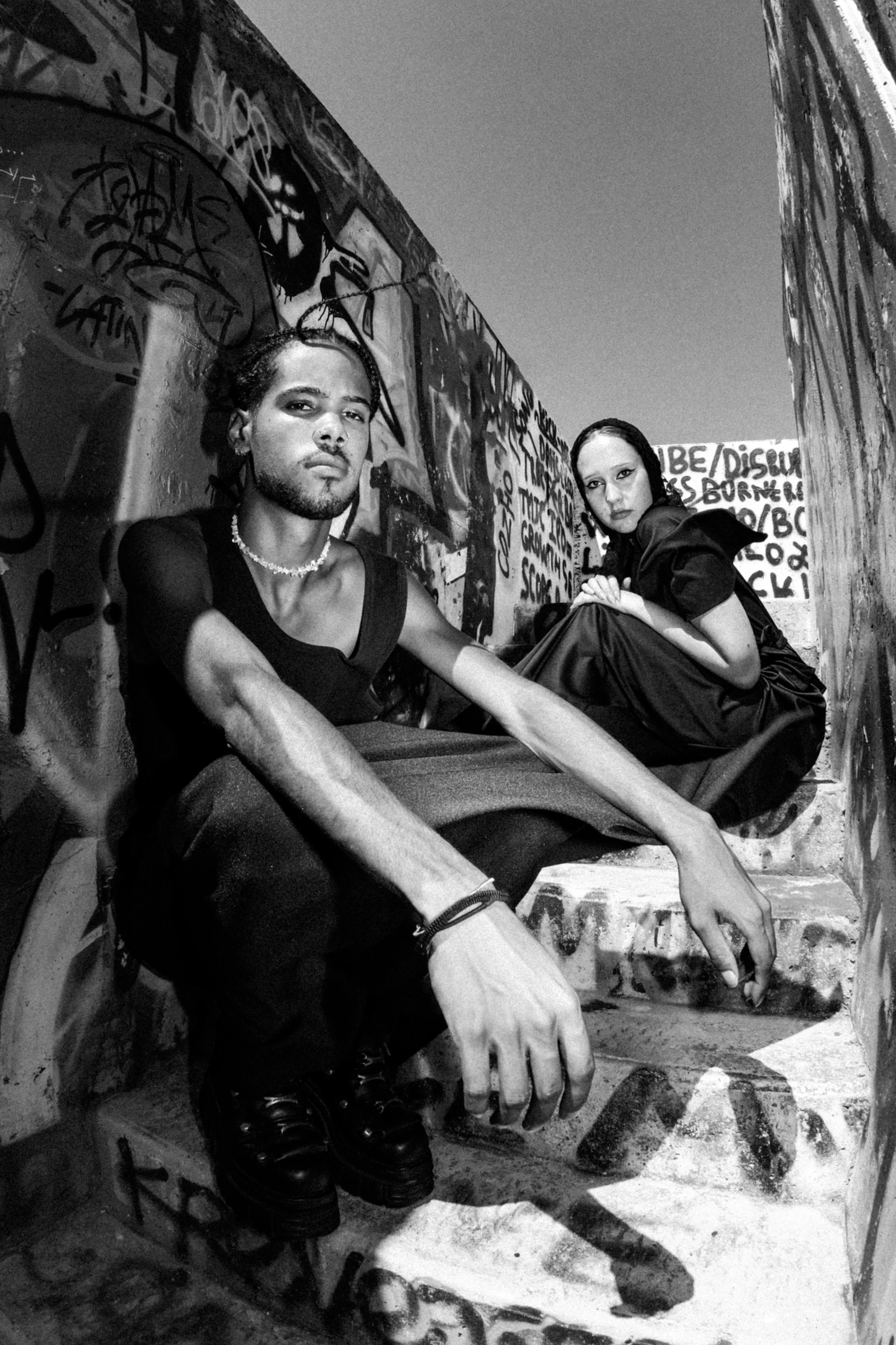 Photographie éditoriale en noir et blanc