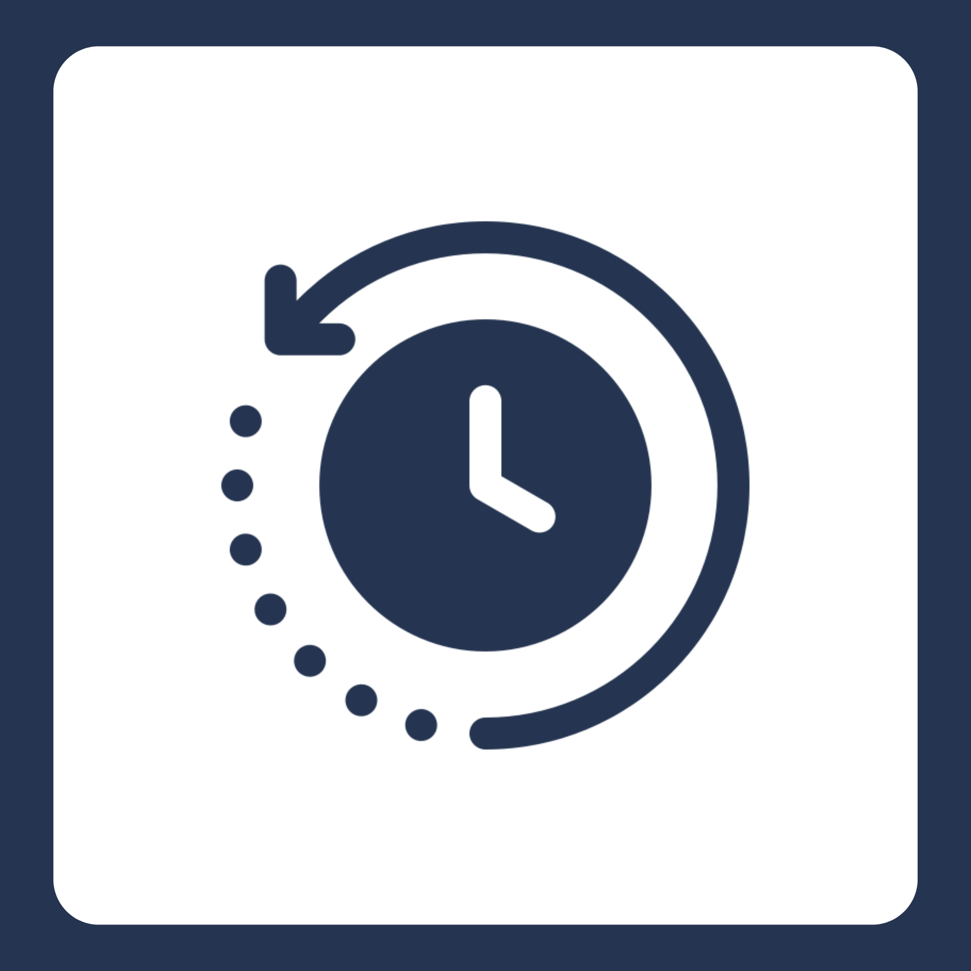 Icon for rotating or refreshing the screen, with a curved arrow and a circular arrow indicating refresh or reload.