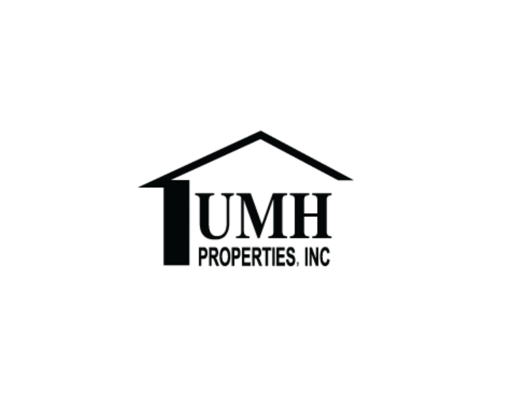 Black circle with the words 'HMW Properties, Inc' and a house roof symbol in black.