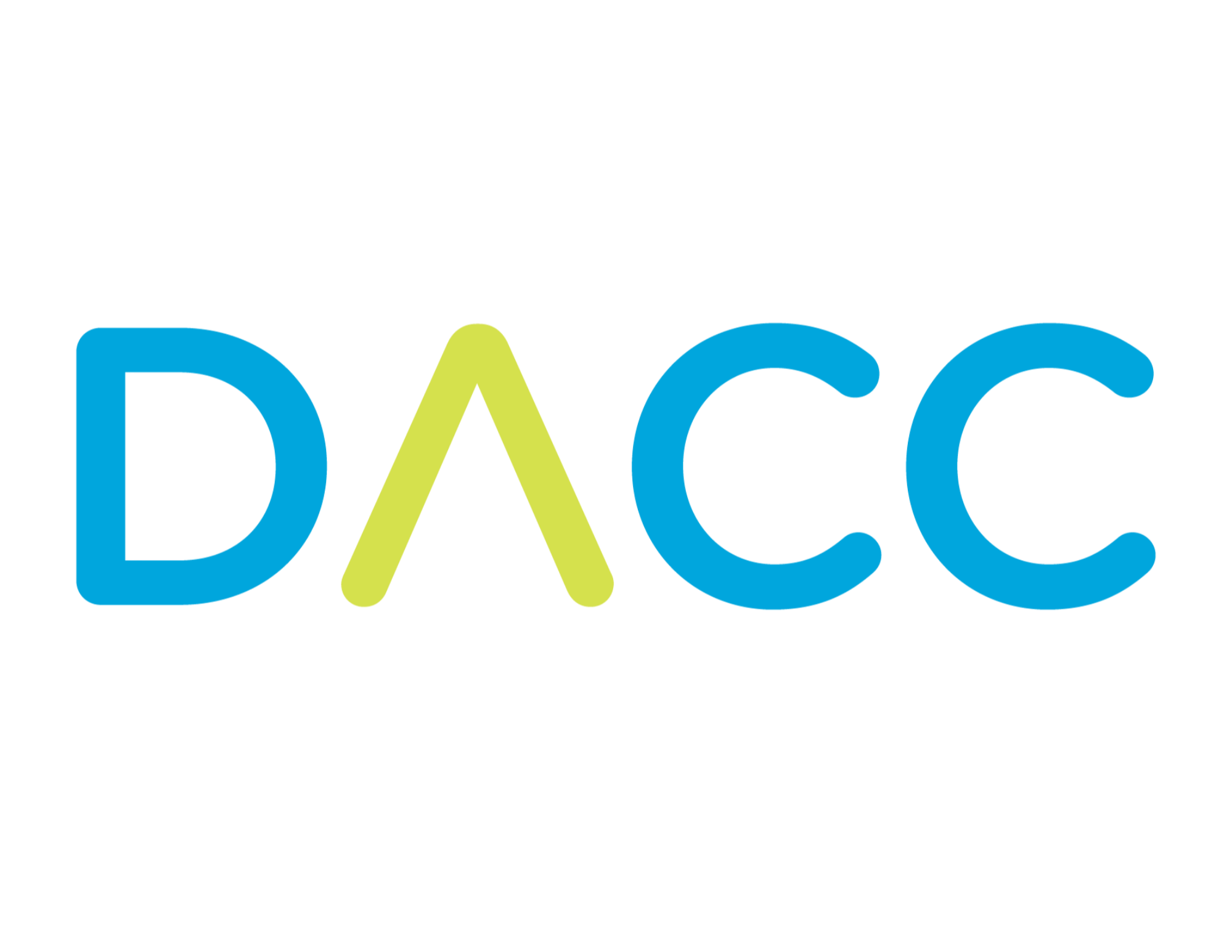 The word "DADC" written in colorful, animated letters with a black background.