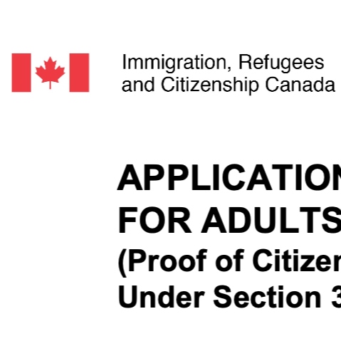 Filling out the application (CIT 0001)