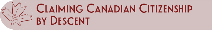 Claiming Canadian Citizenship
