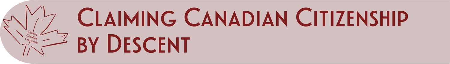 Claiming Canadian Citizenship