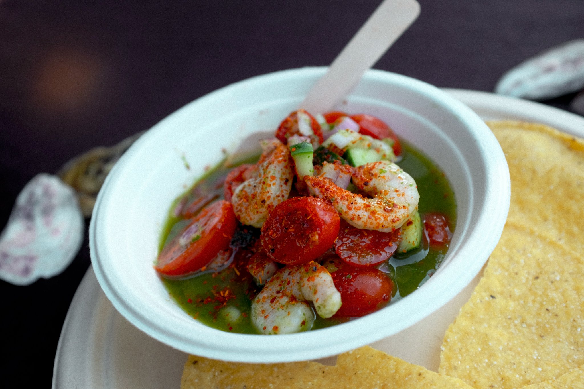 Aguachile Style Shrimp Ceviche