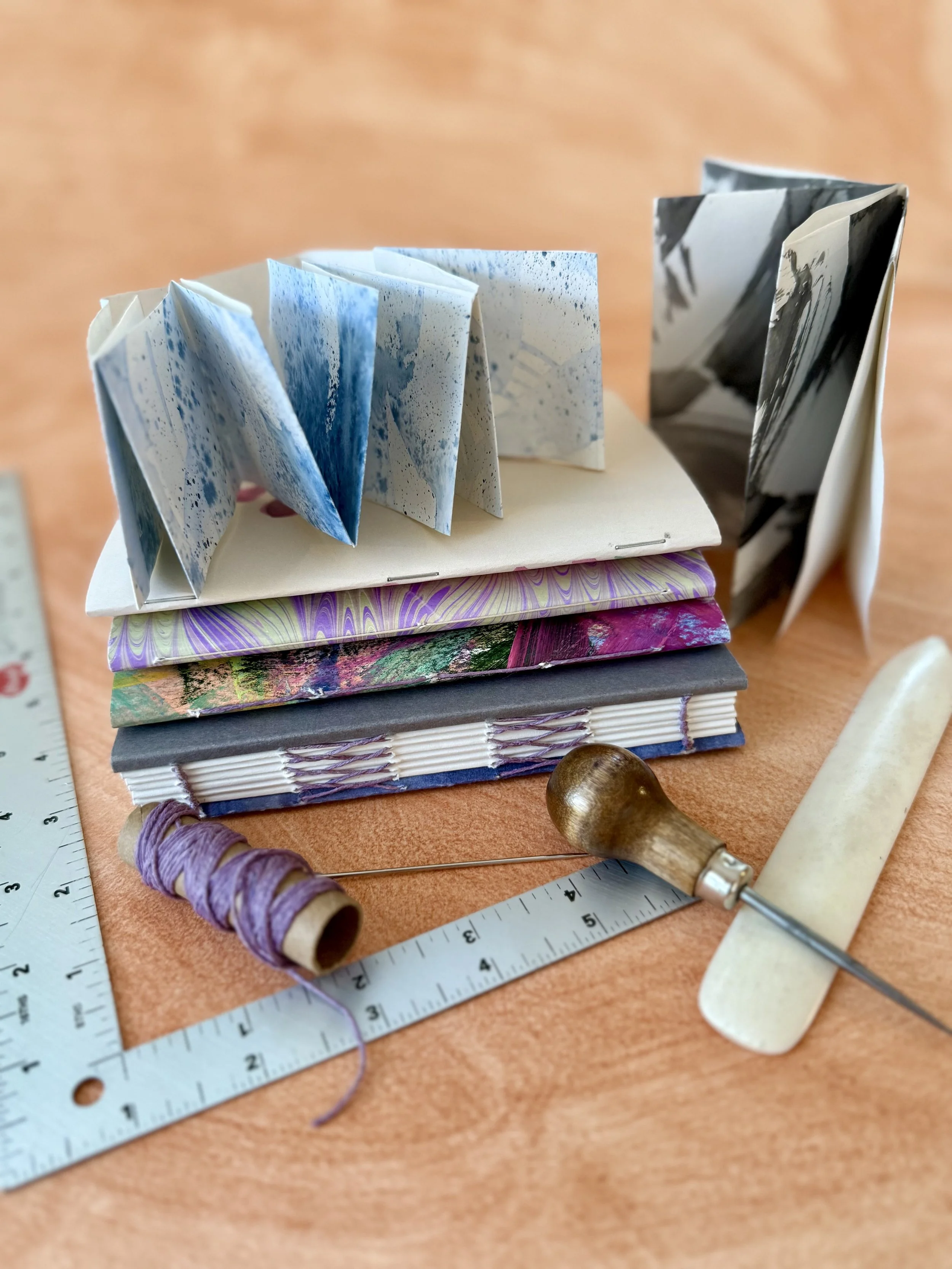 Bookbinding: Folded Forms and Soft-cover Books | Tuesdays 10:00am-12:00pm *4 WEEKS*