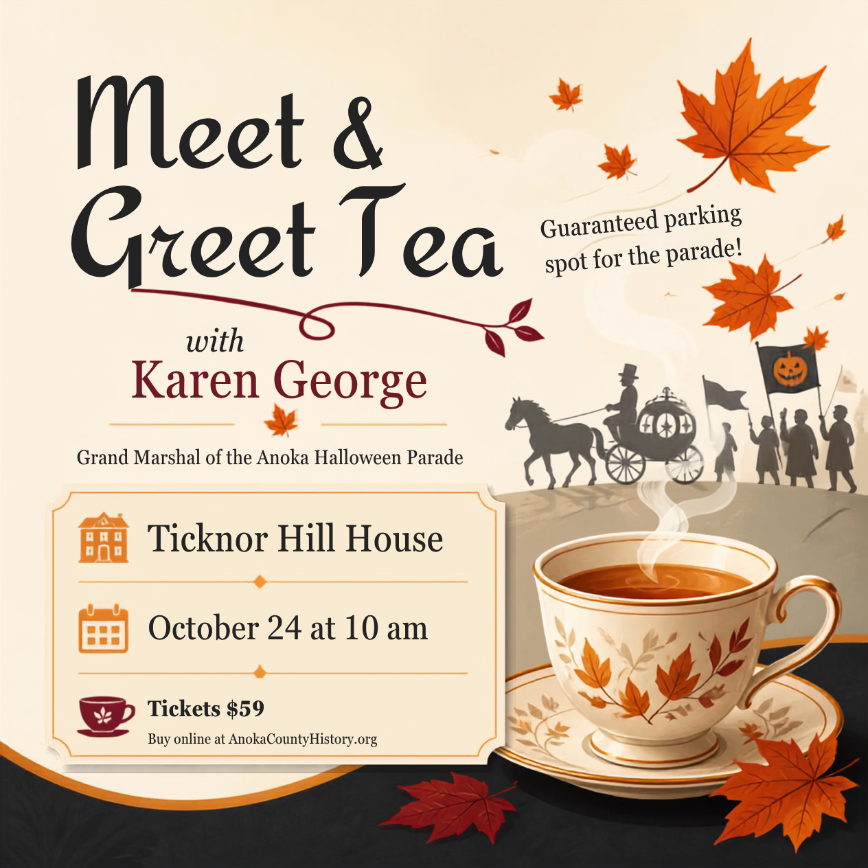 Meet and Greet tea with Karen George