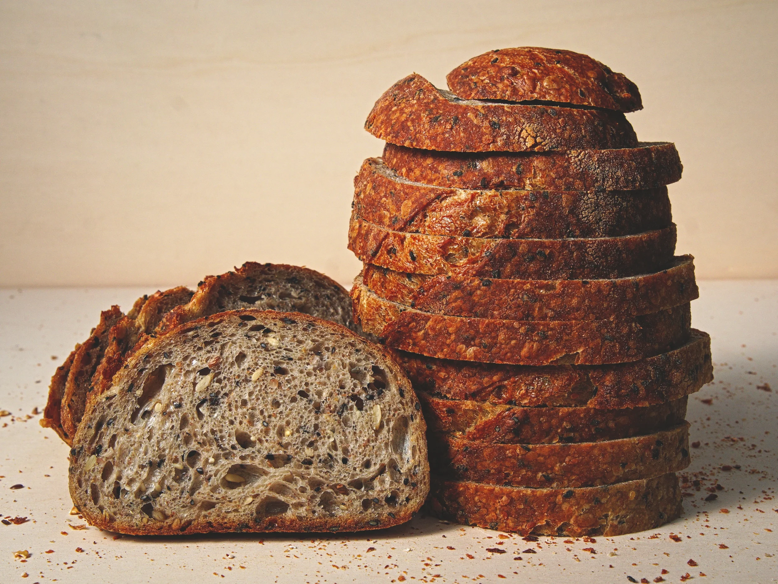 Mixed Grain Sourdough Baton