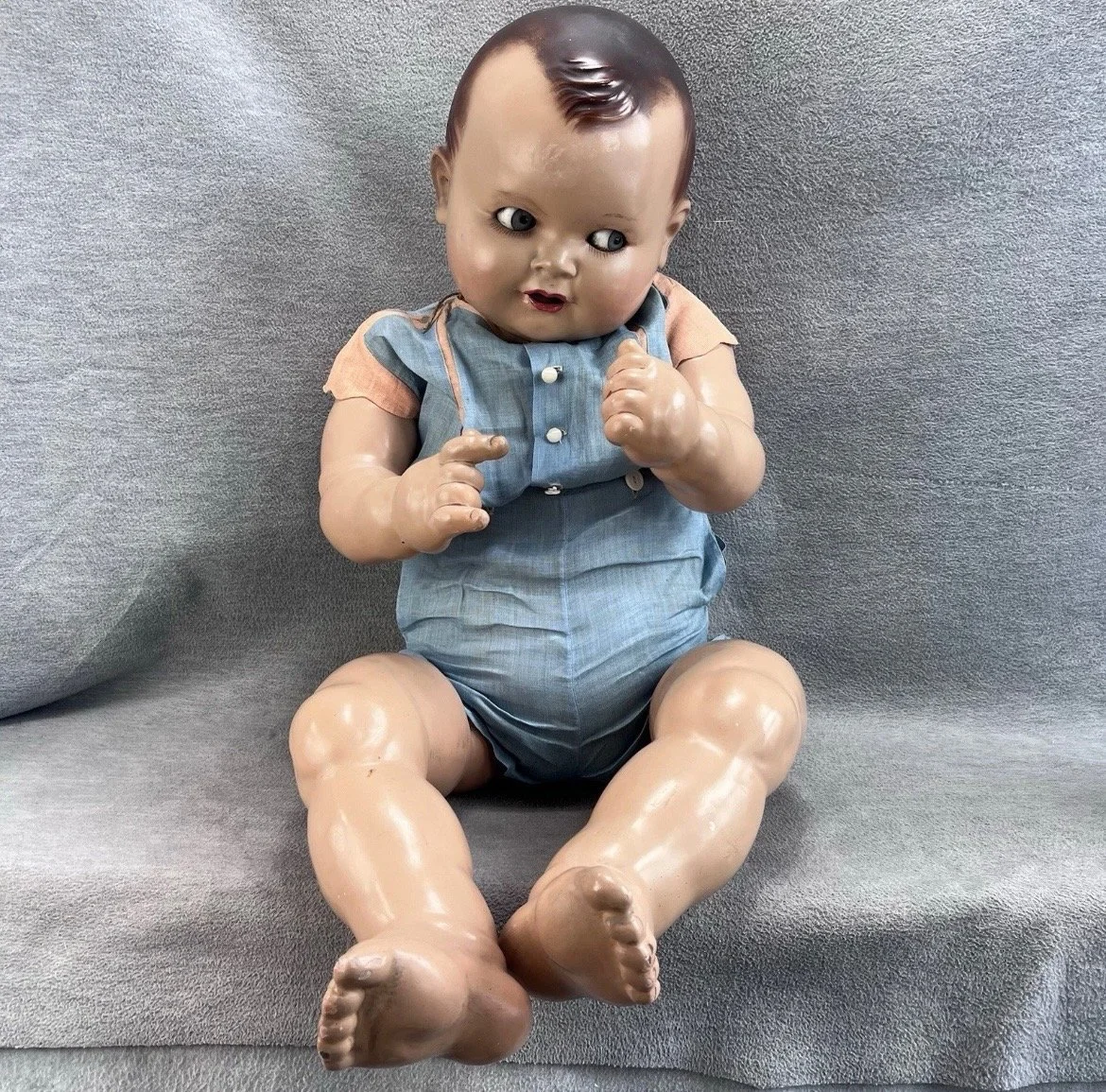 1930s PUZ Biscaloid Big Baby Doll