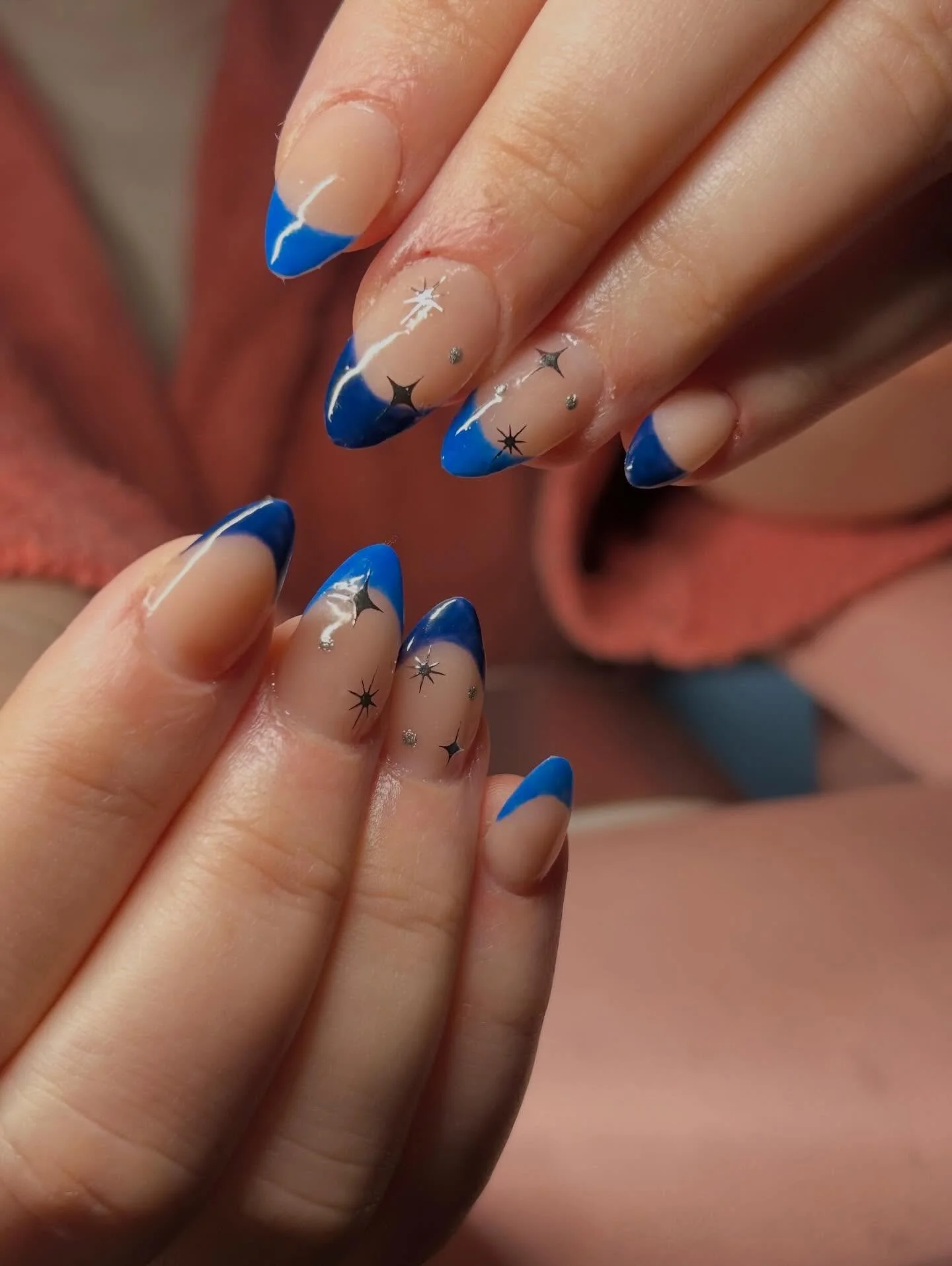 ✨💙 Feelin blue 💙✨ #nailsnailsnails #bluenails #sparklenails✨  #ɴᴀɪʟɪɴsᴘᴏ #nails💅