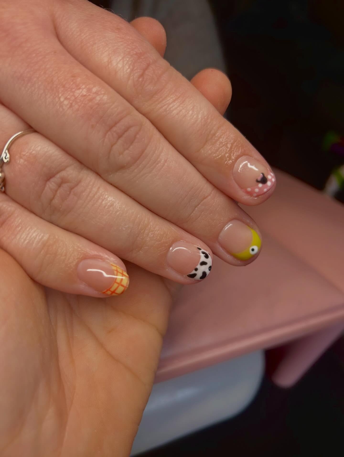 Disney Pixar inspired nails 🎬✨ A little bit of Disney magic on every finger💅  Which one is your favorite?  #disneynails #pixarnails #nailart #characterinspired #nailinspo