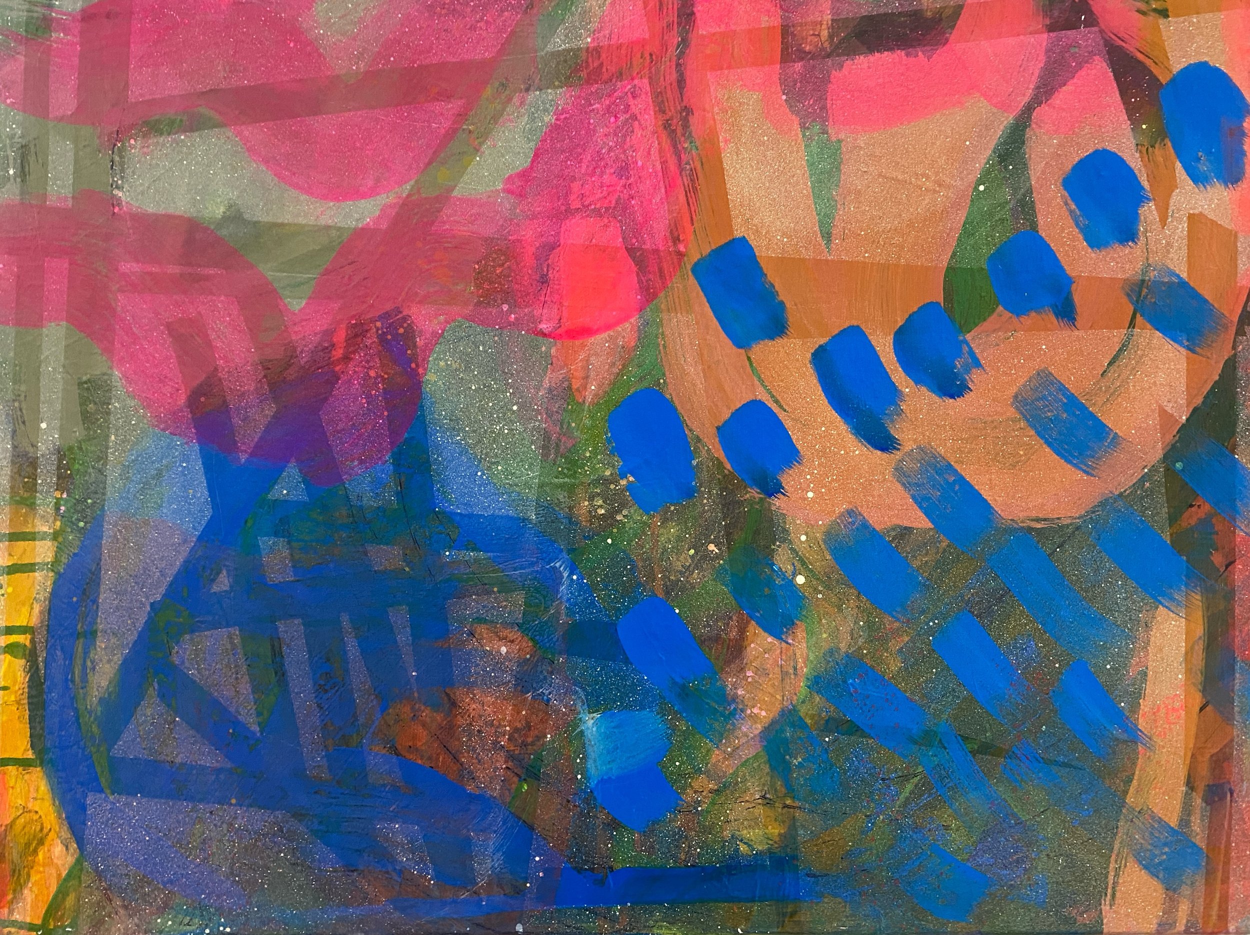 Amnesia, acrylic on canvas, 18x24'