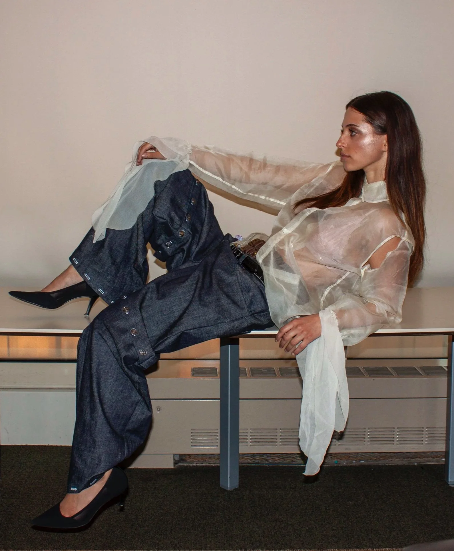 Modeled by Alexandra Rudnitsky