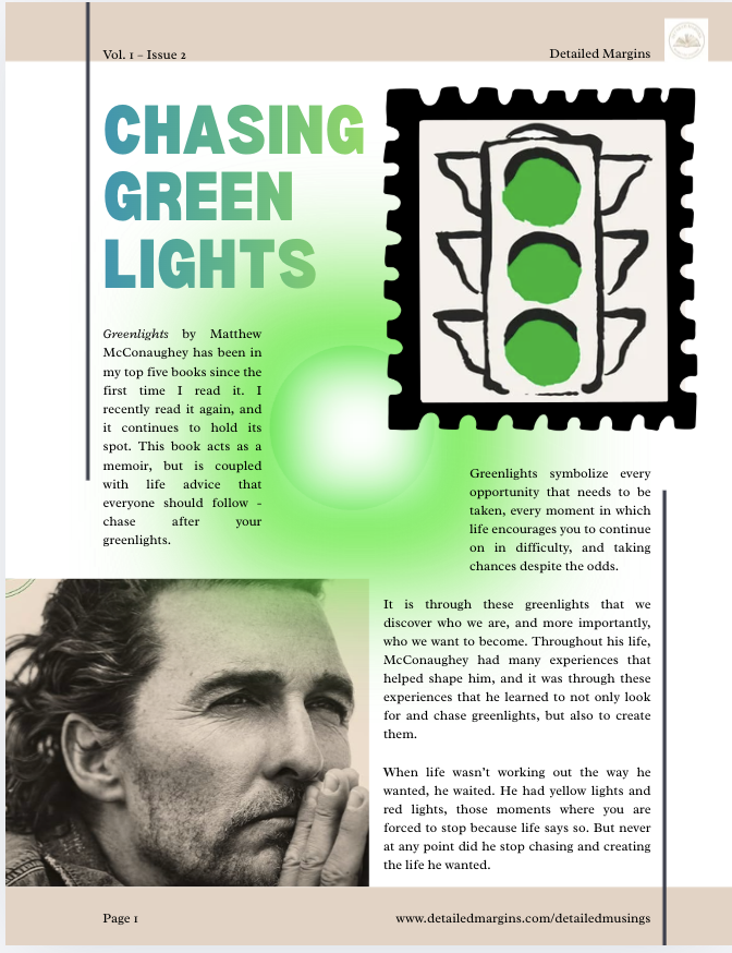Chasing Greenlights