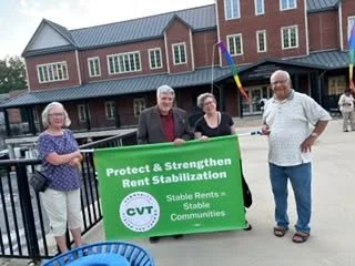 I was glad to stand with neighbors who support continuing rent stabilization in Takoma Park.

Nearly 1,800 homes in our city are covered by rent stabilization, and two-thirds of Takoma Park tenants have lived in their homes for more than five years. 