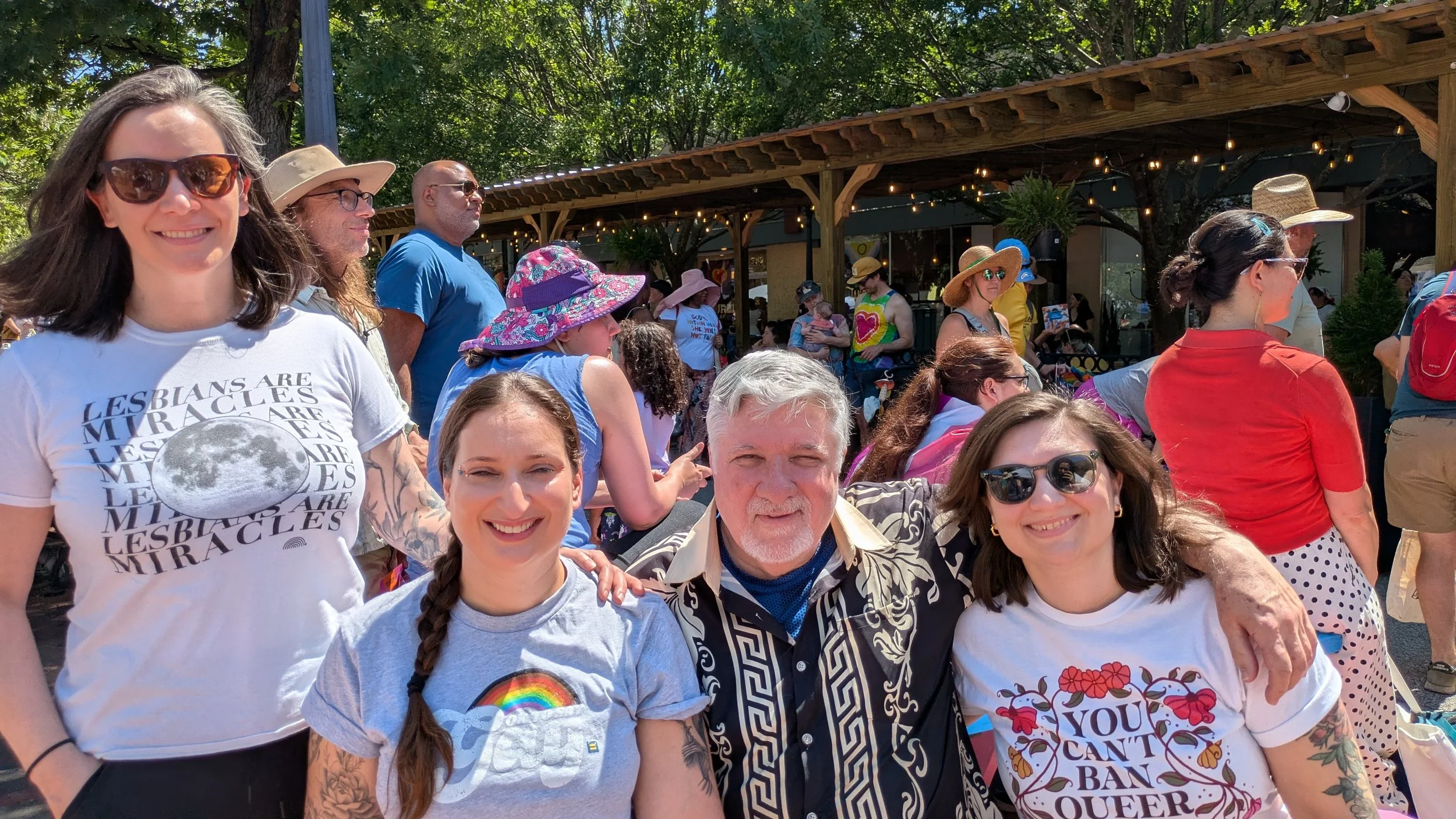 I love these three wonderful, strong women. Daughters Katie and Laurie and Katie's wife Megan. Grateful they live in community that welcomes and values them.

#Tom4Takoma #TakomaPark #TakomaParkMD
