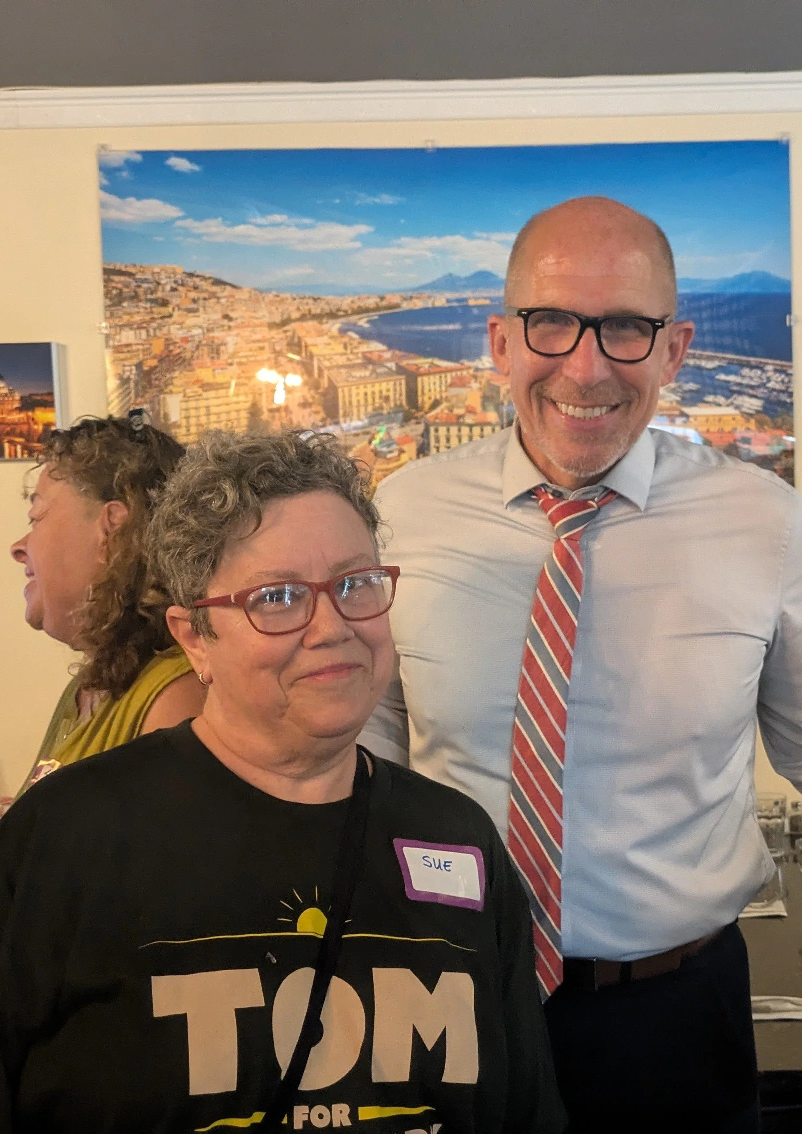 Former Moco Council Member Tom Hucker and Susan Katz Miller