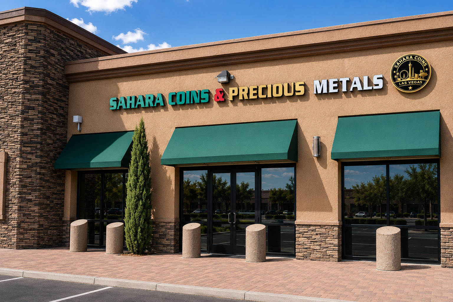 Sahara Coins and Precious Metals storefront in Las Vegas