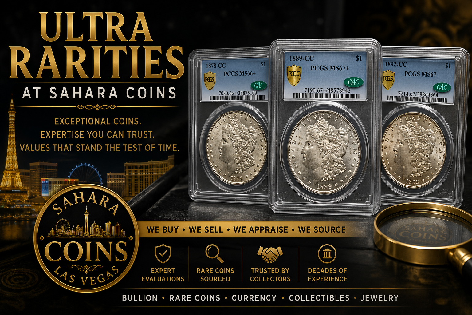 Ultra Rarities at Sahara Coins: World-Class Rare Coins in Las Vegas
