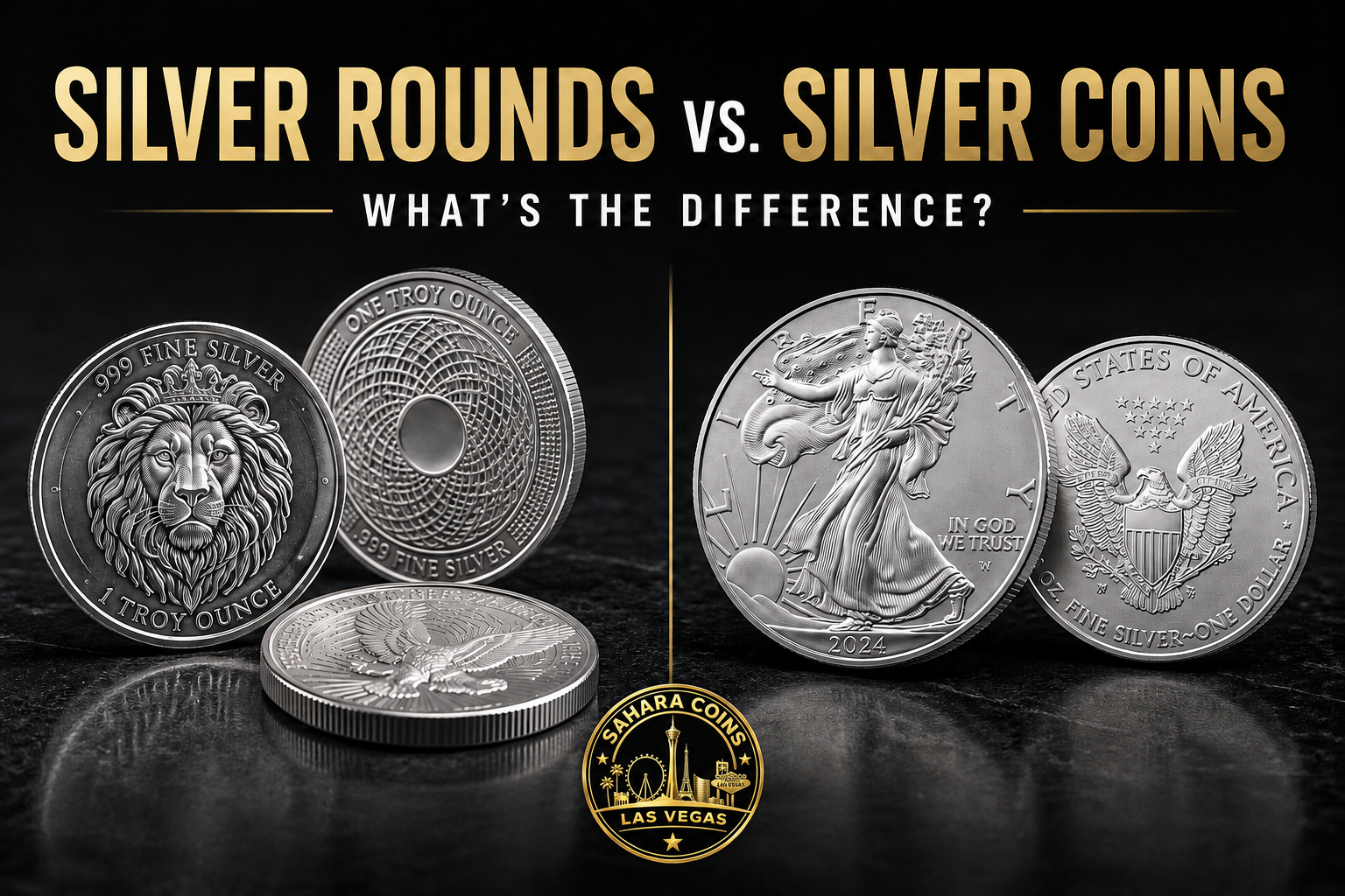 Silver Rounds vs. Silver Coins: What Is the Difference for Physical Silver Buyers?