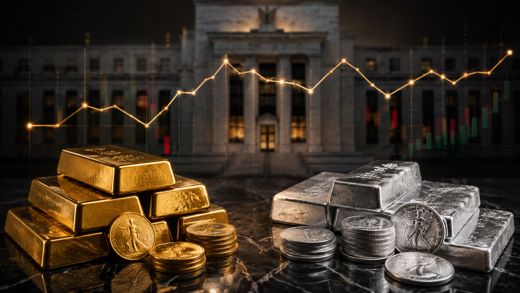 How Do Federal Reserve Interest Rate Decisions Affect Gold and Silver Prices?