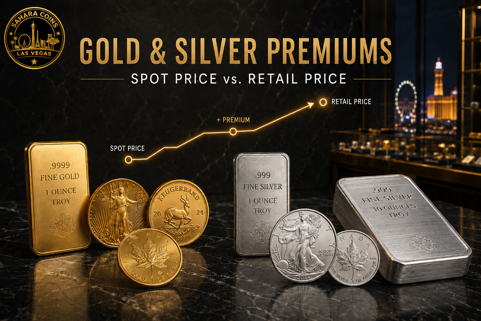 Gold and Silver Premiums Explained: How Much Over Spot Should You Pay?