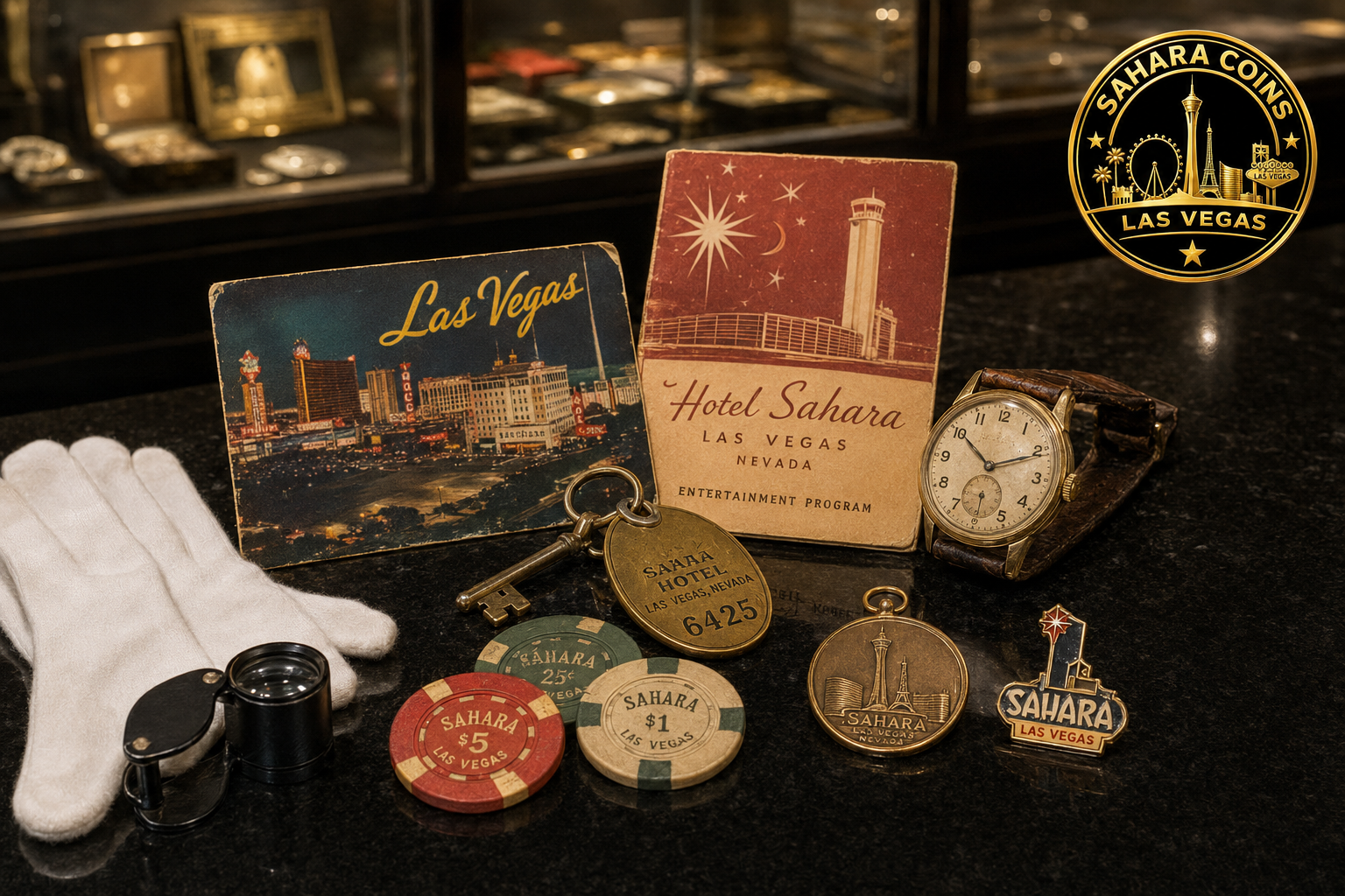 Vintage Las Vegas memorabilia and casino collectibles