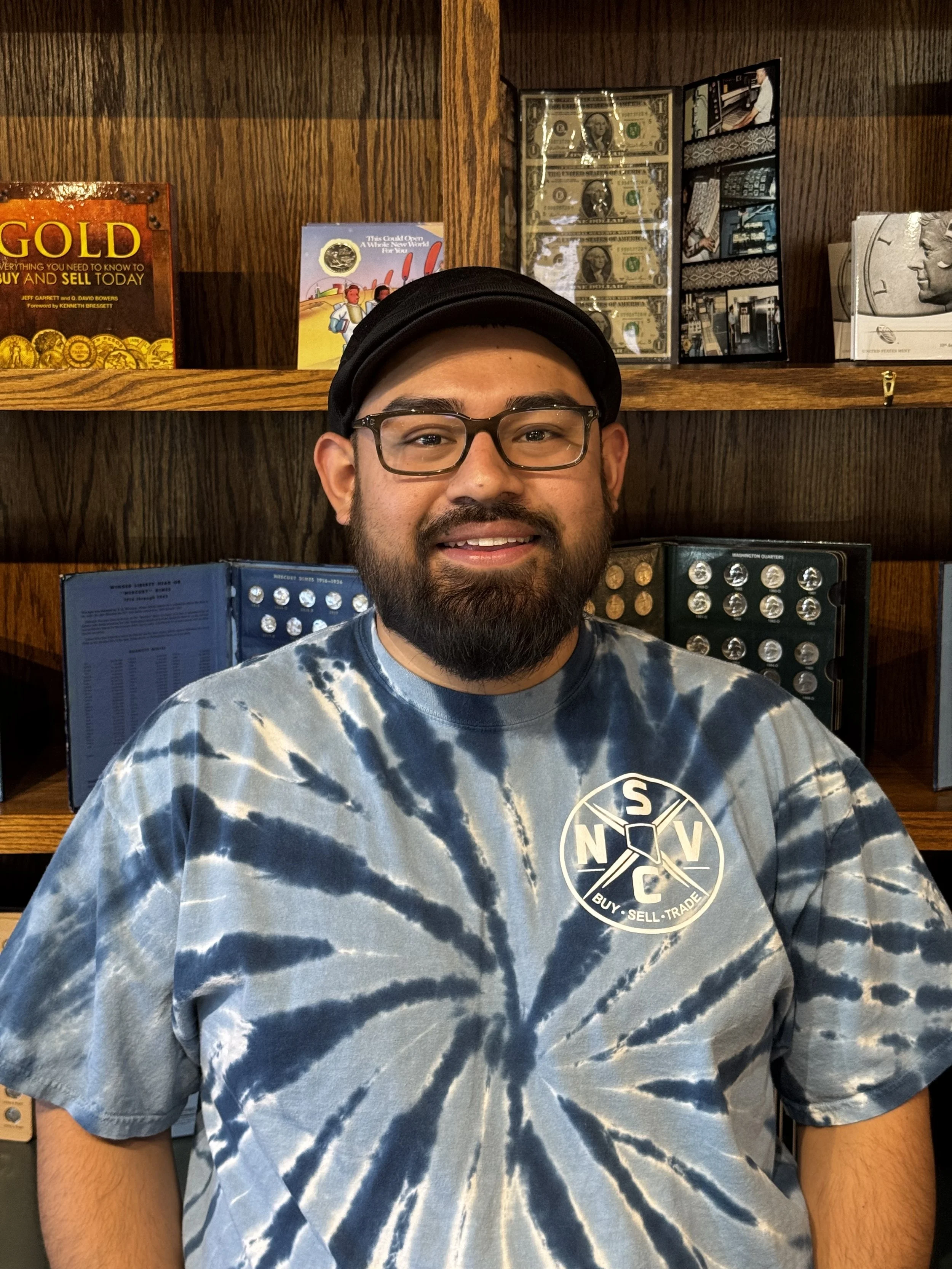 “Fernando Guzman, Senior Numismatist and Online Sales Specialist at Sahara Coins in Las Vegas.”