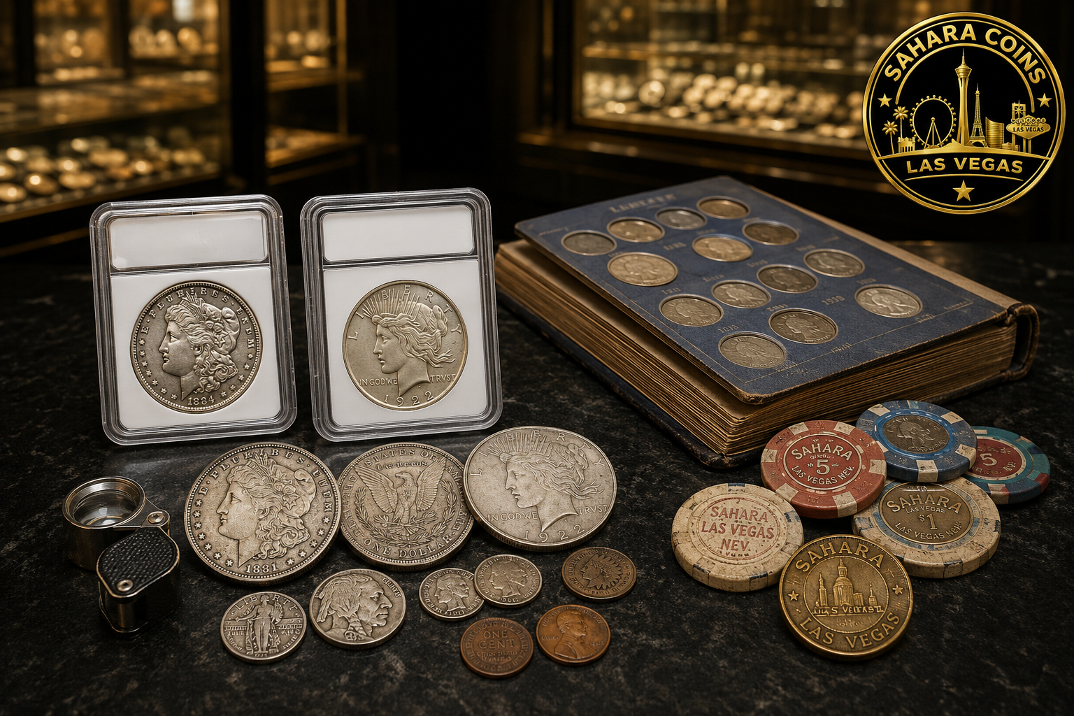 Collectible coins and coin collection evaluation