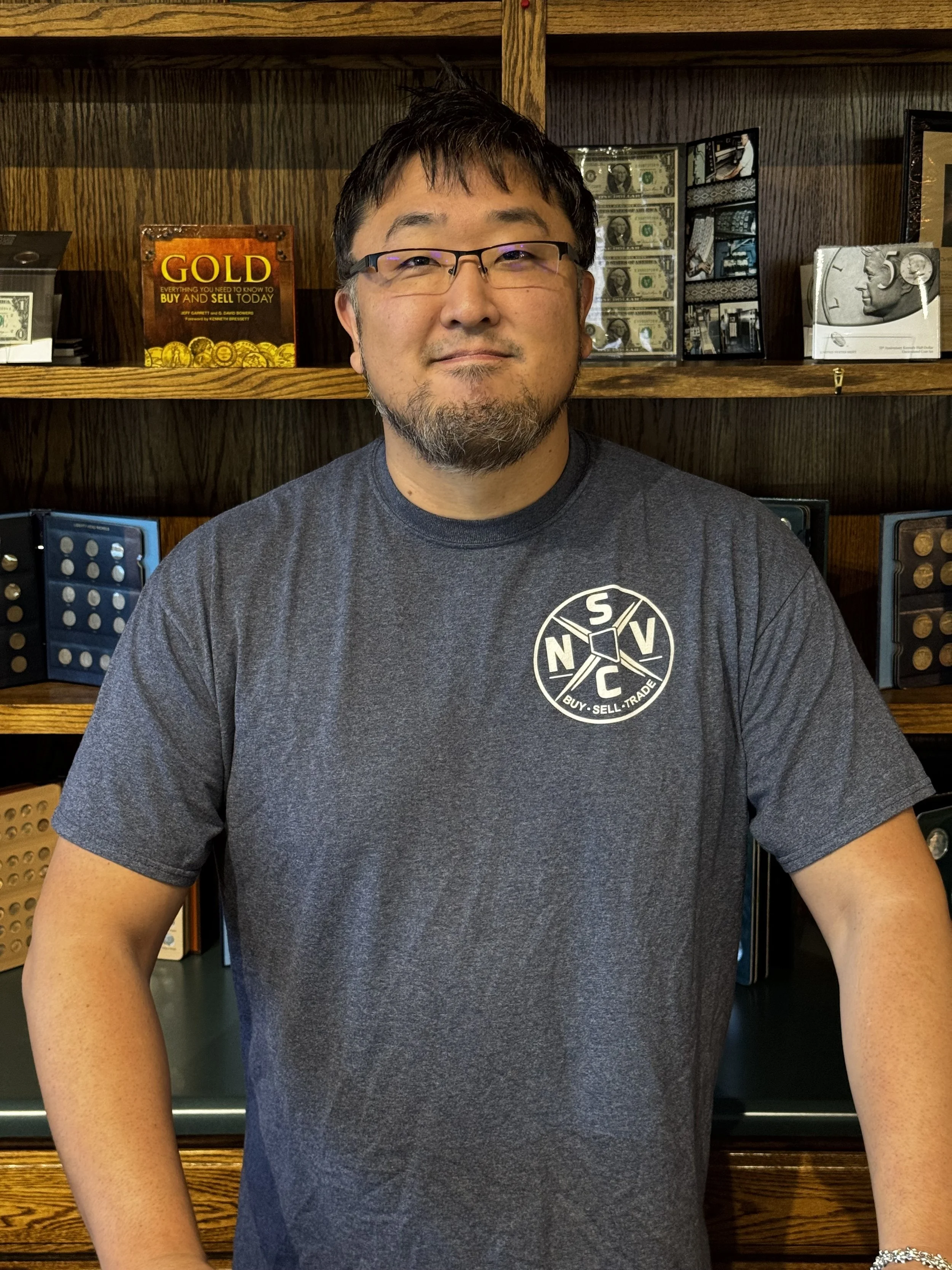 “Jonathan Ohkawa, General Manager and Senior Numismatist at Sahara Coins in Las Vegas.”