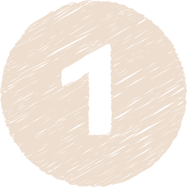 Music note symbol inside a beige circular background.