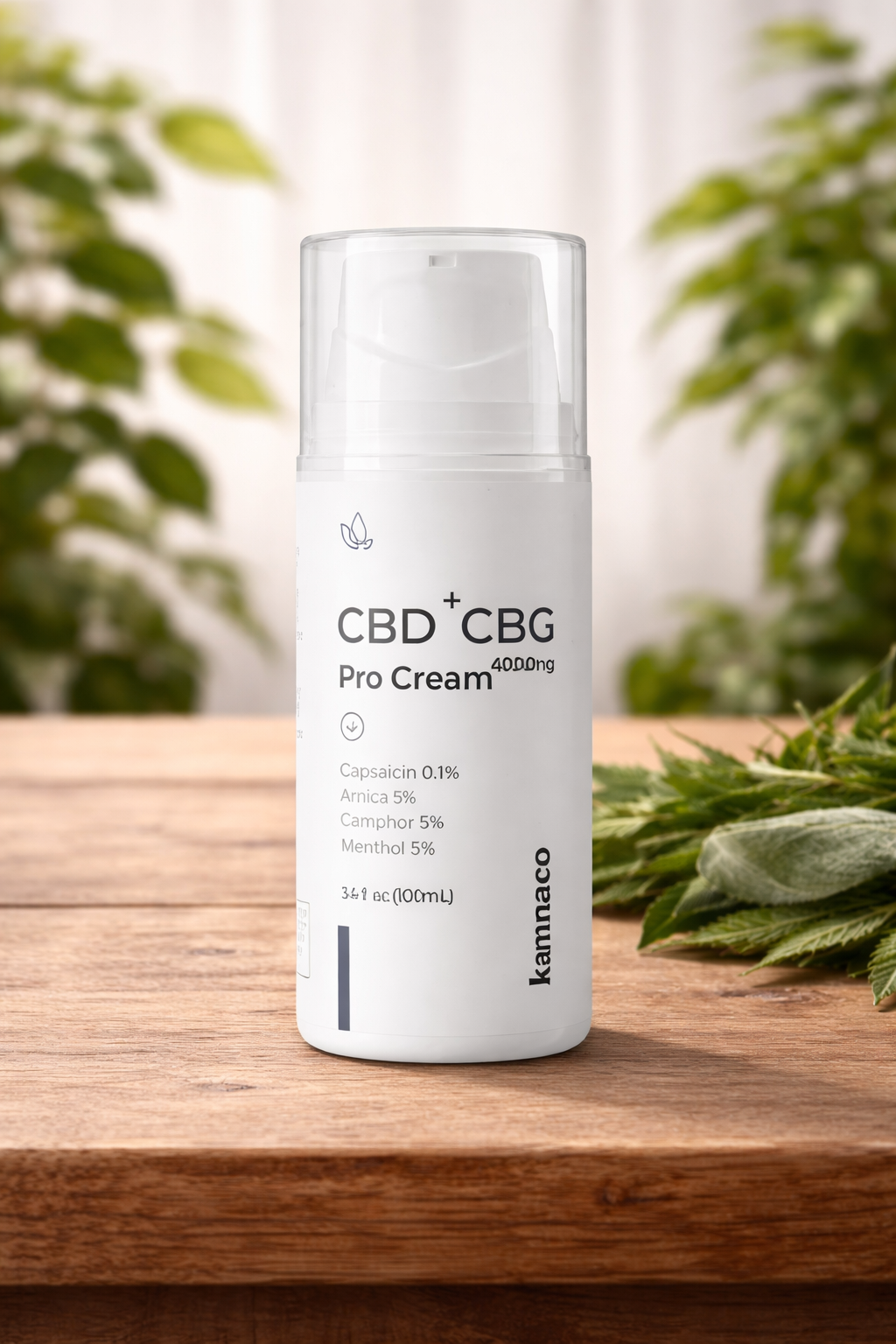 Kannaco Pro Cream CBD+CBG 4000mg