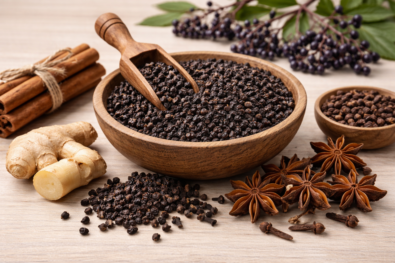 Organic Elderberry Syrup Kit