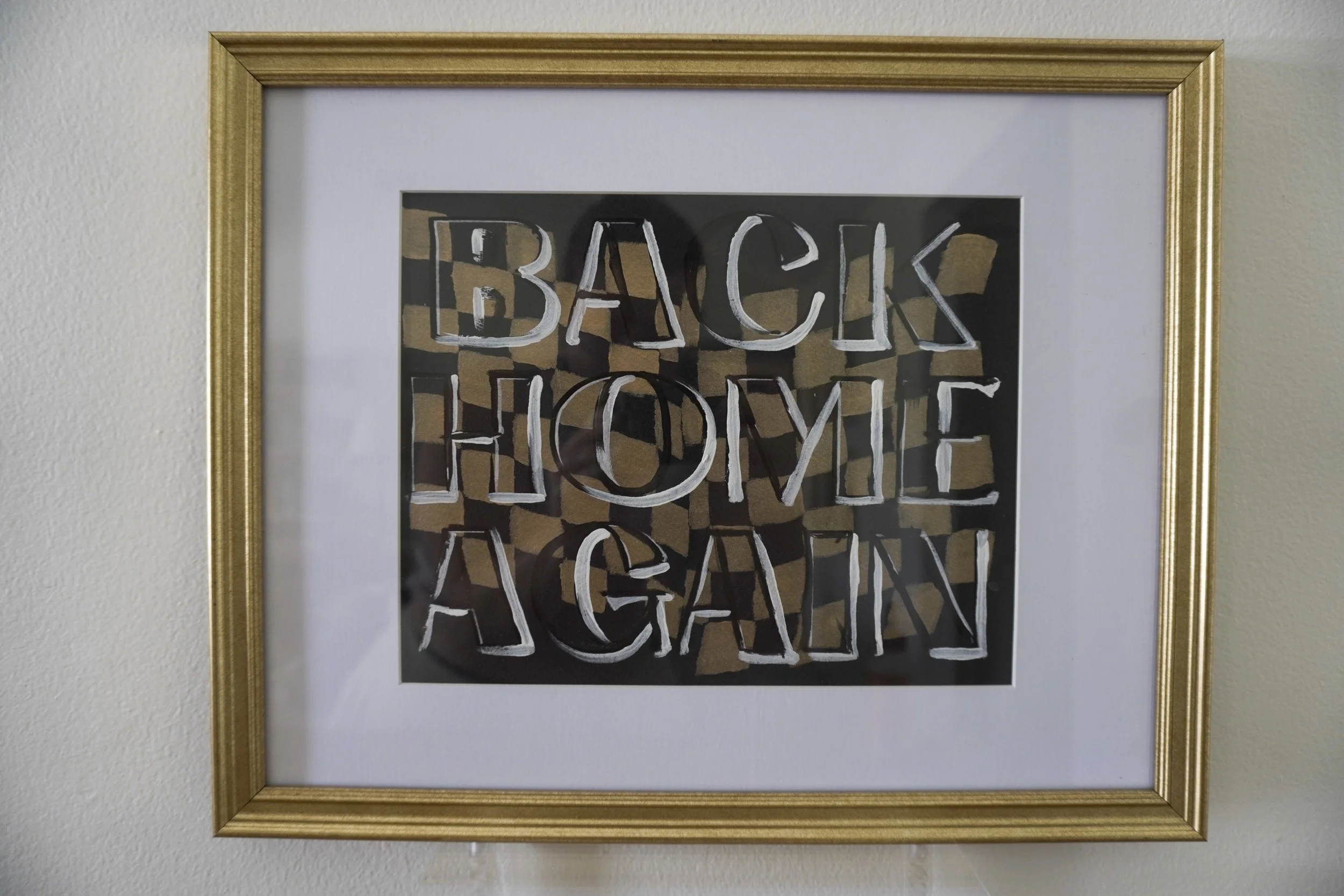 Back Home Again Acrylic Painting #3