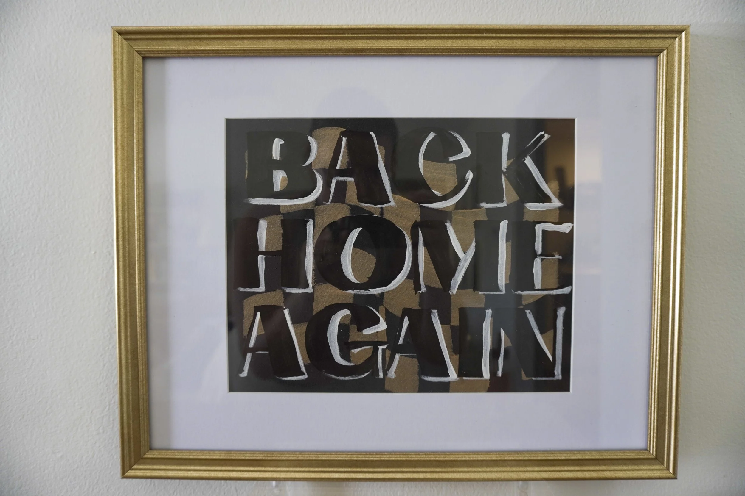 Back Home Again Acrylic Painting #1