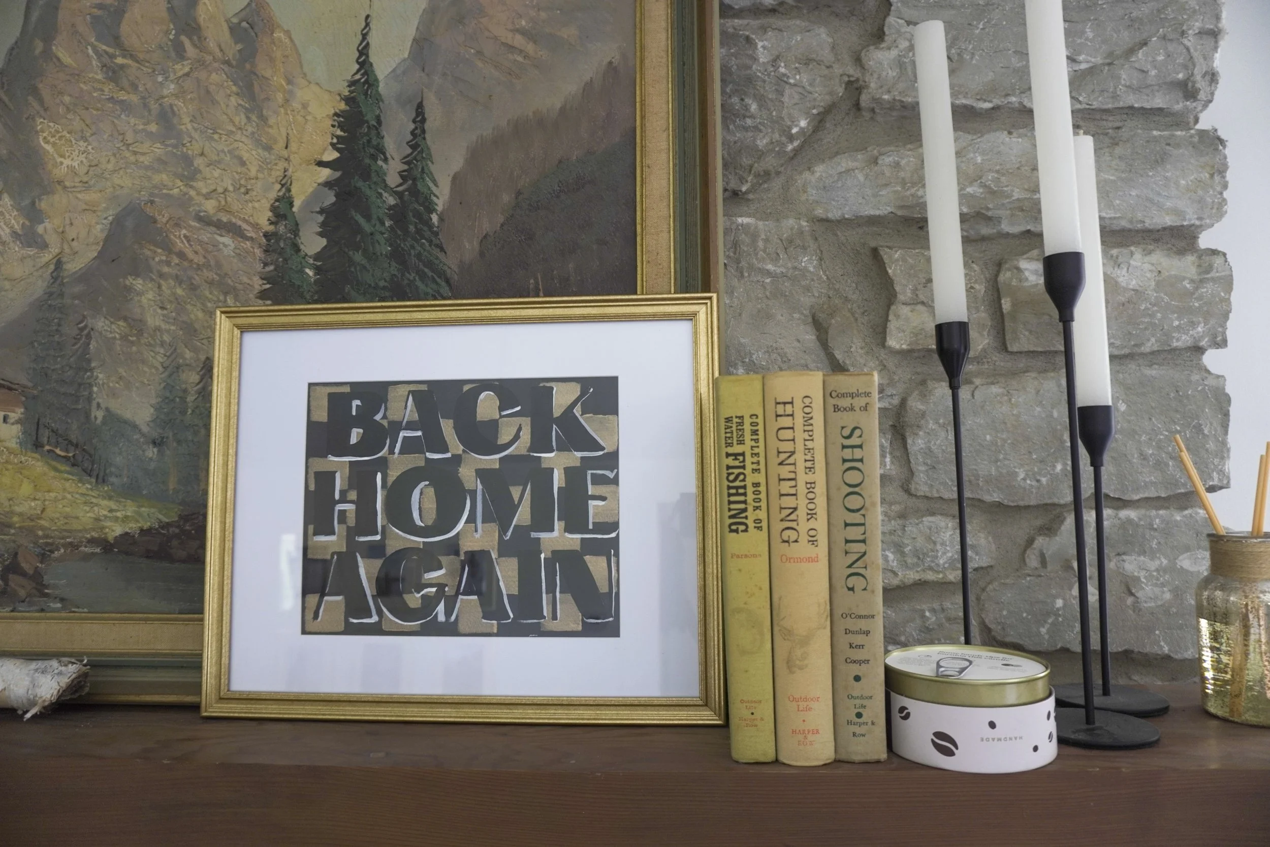 Back Home Again Acrylic Painting #2