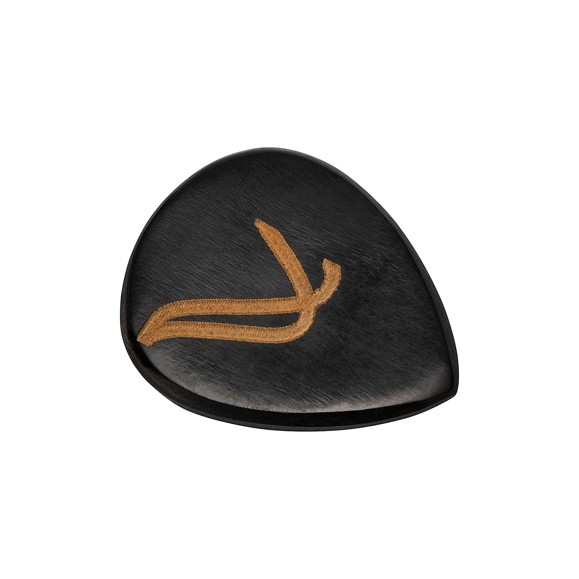 Nativo™ Flat Pick - Black Horn
