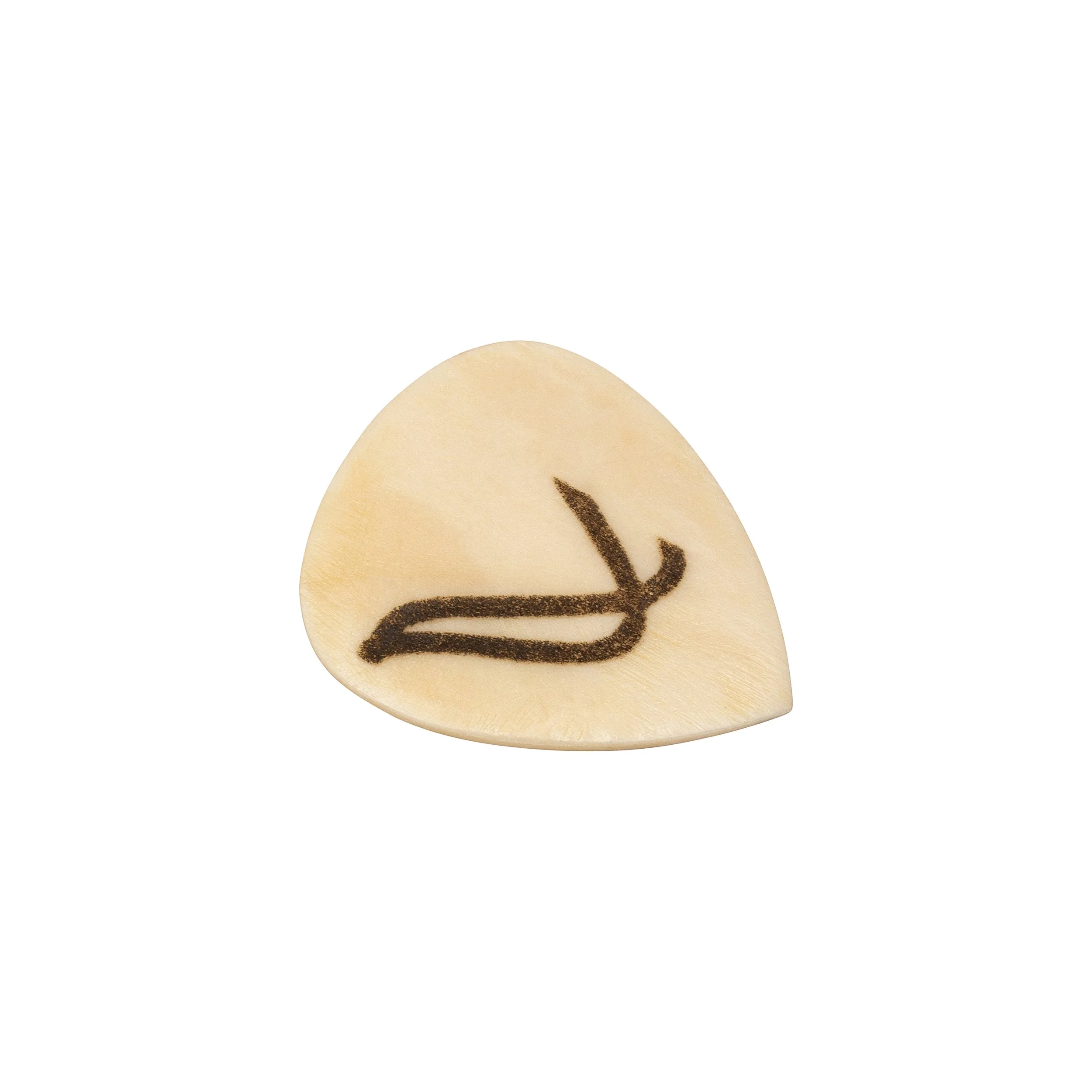 Nativo™ Flat Pick - White Bone