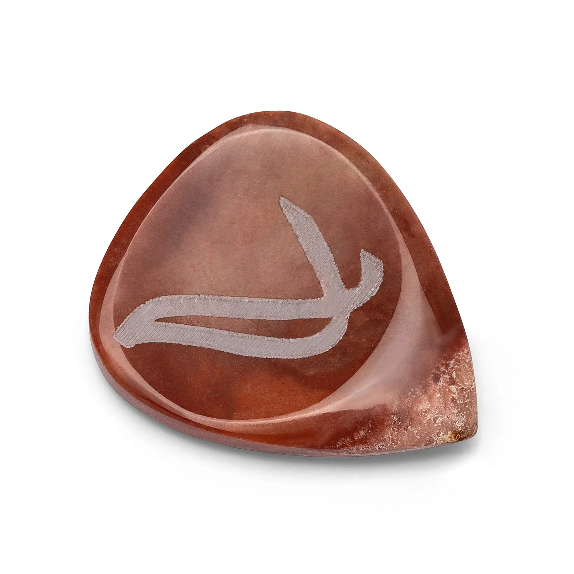 Nativo™ Natural Stone Guitar Pick - Red Jasper