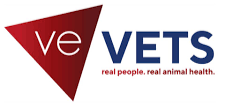VE VETS logo with tagline 'real people. real animal health.'