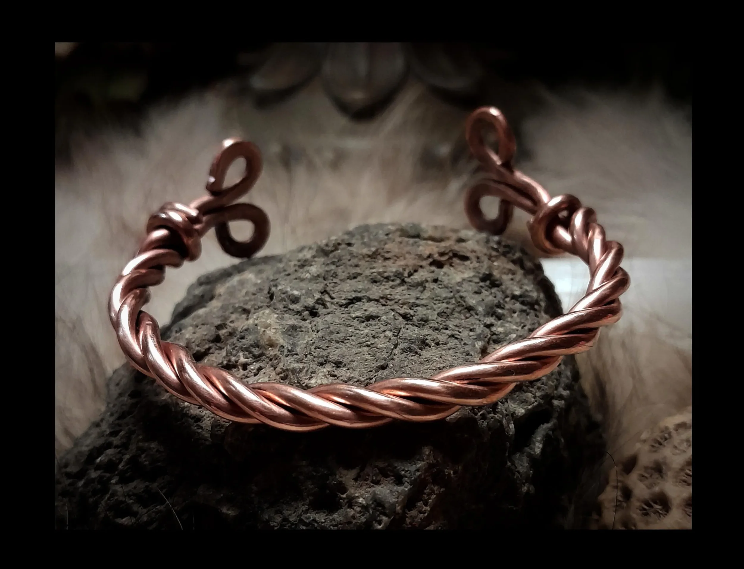 Twisted Copper Cuff