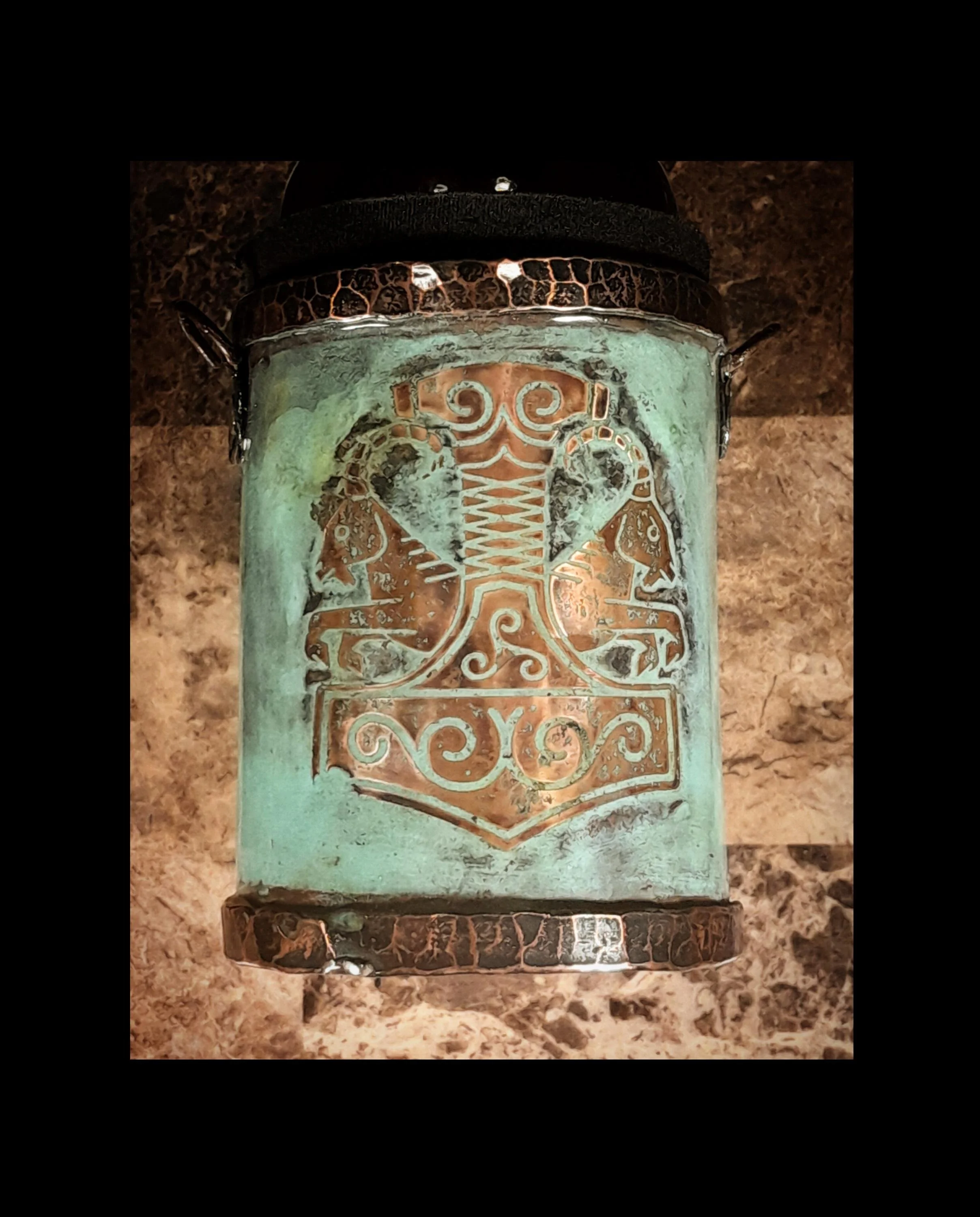 Mjolnir "Thors Hammer" Copper Drink Armor