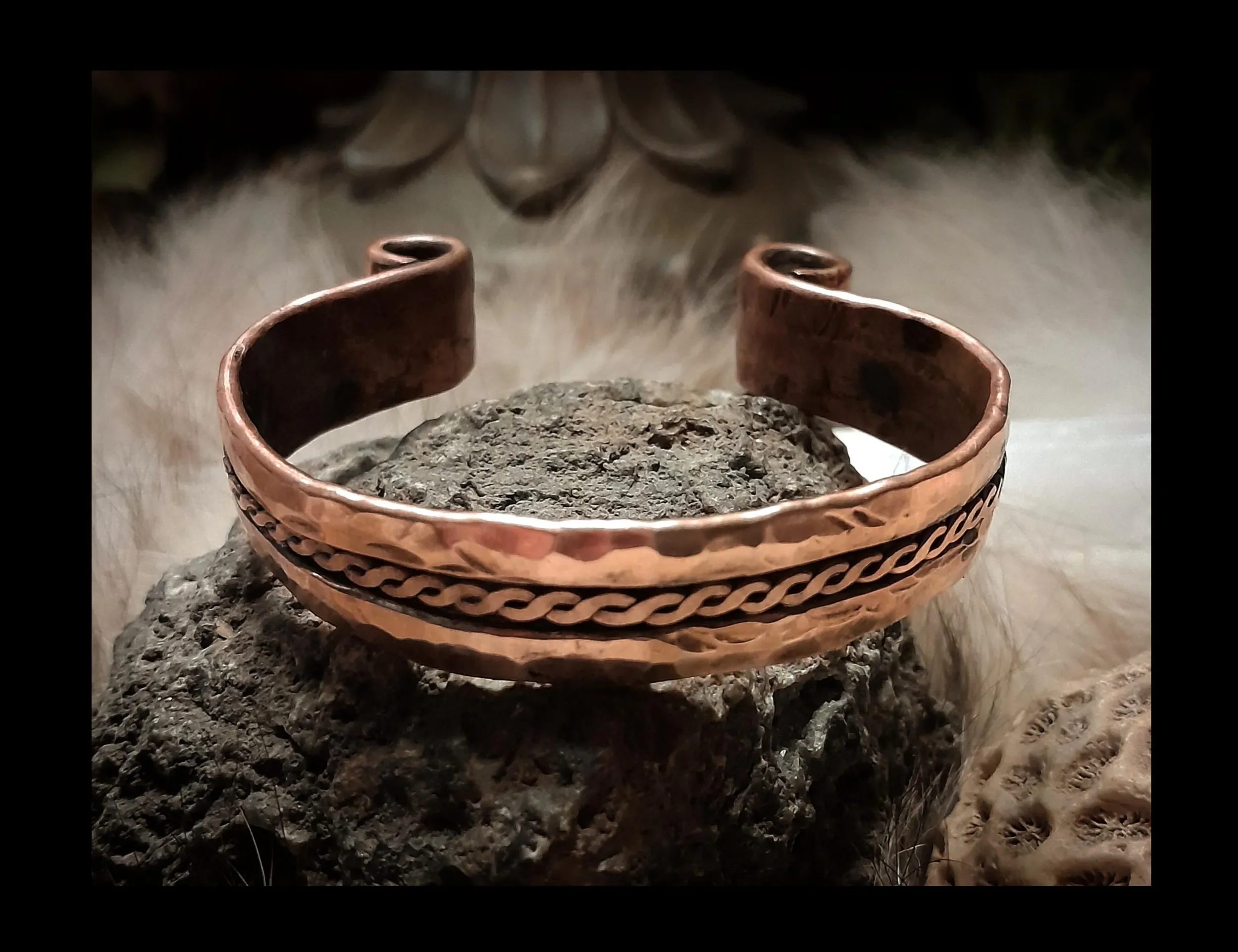 Hammered Copper Cuff