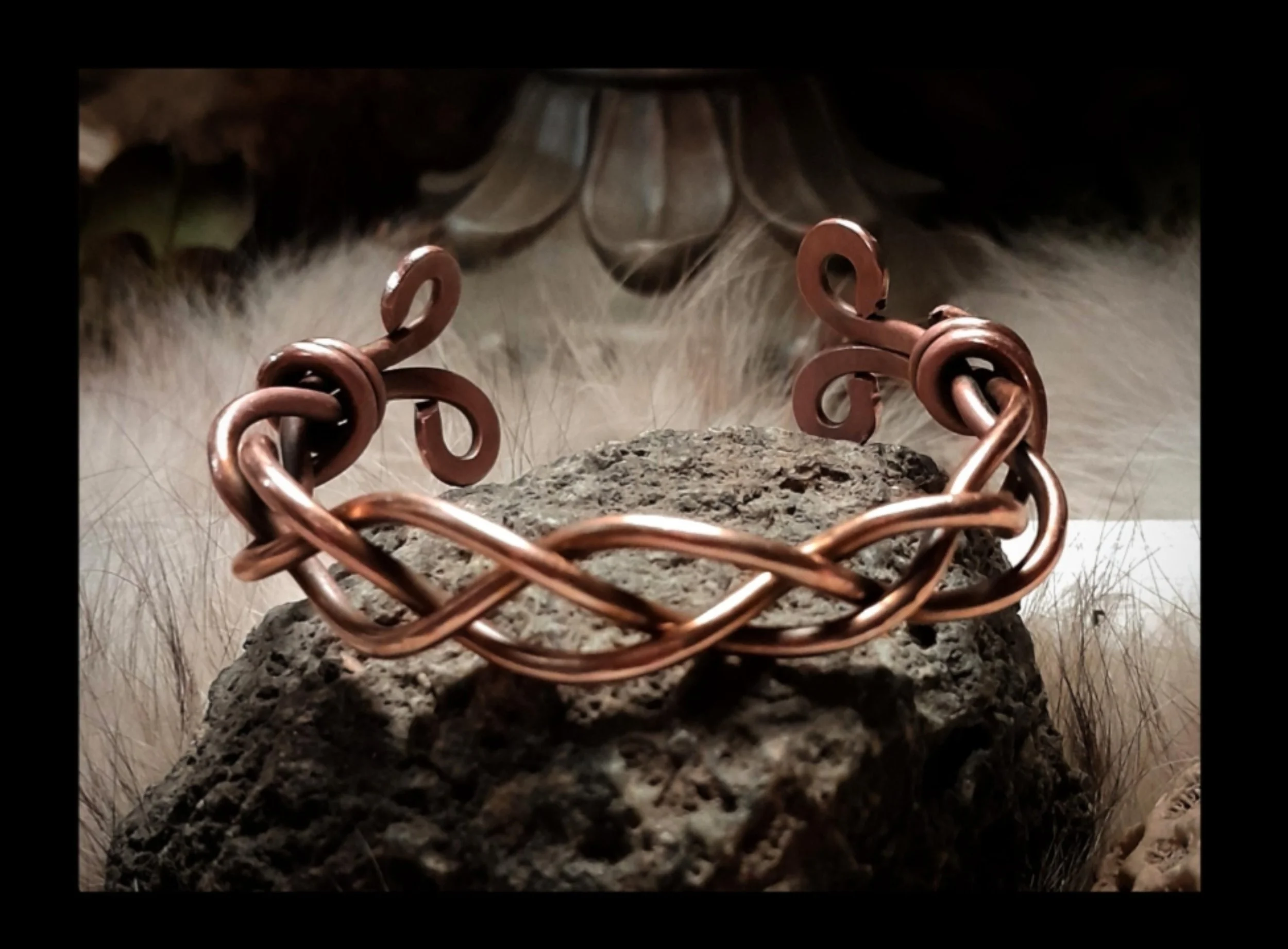 Braided Copper Cuff