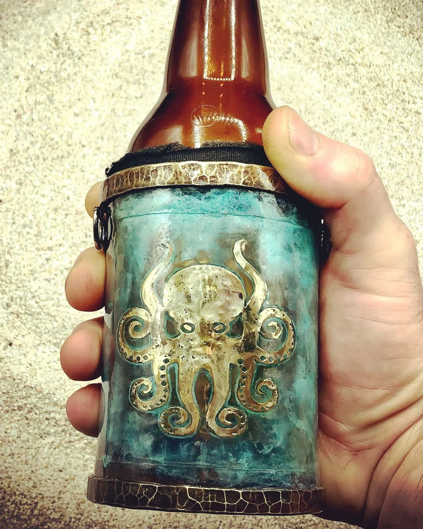 Brass Octopus Drink Armor
