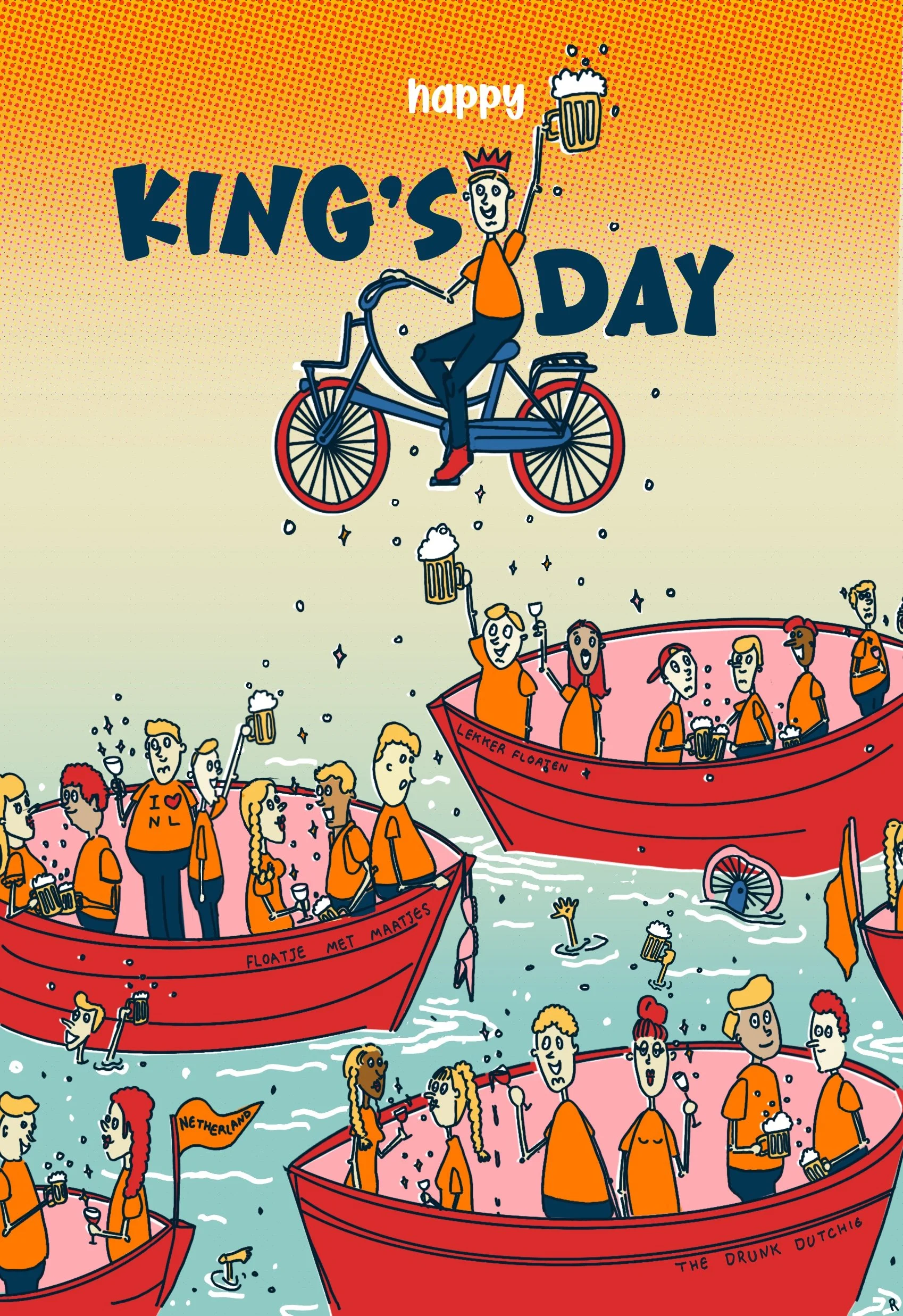 king's day card